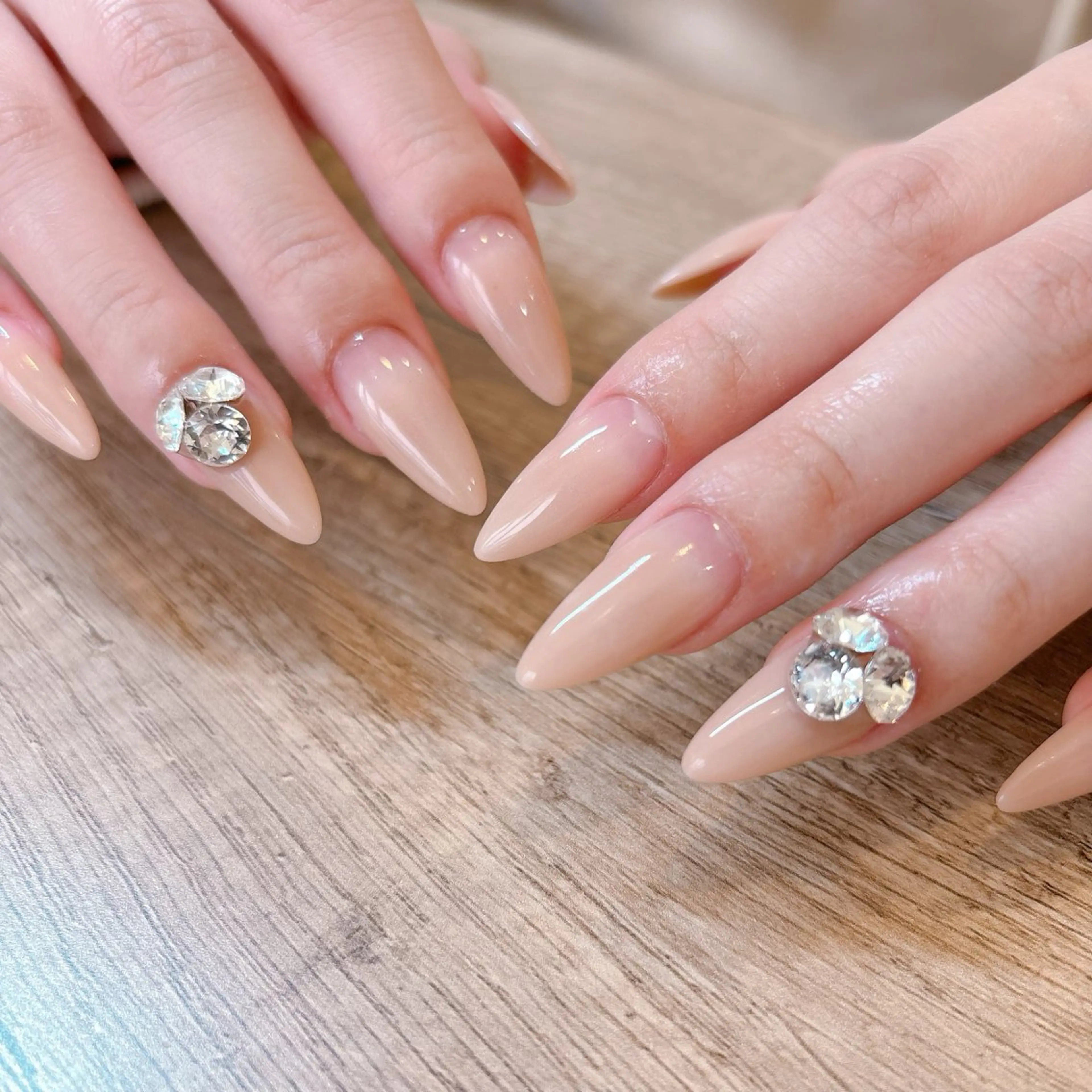 クリアスカルプ＋ジェルアート｜pro.M所属・pro.M ayaのネイルデザイン