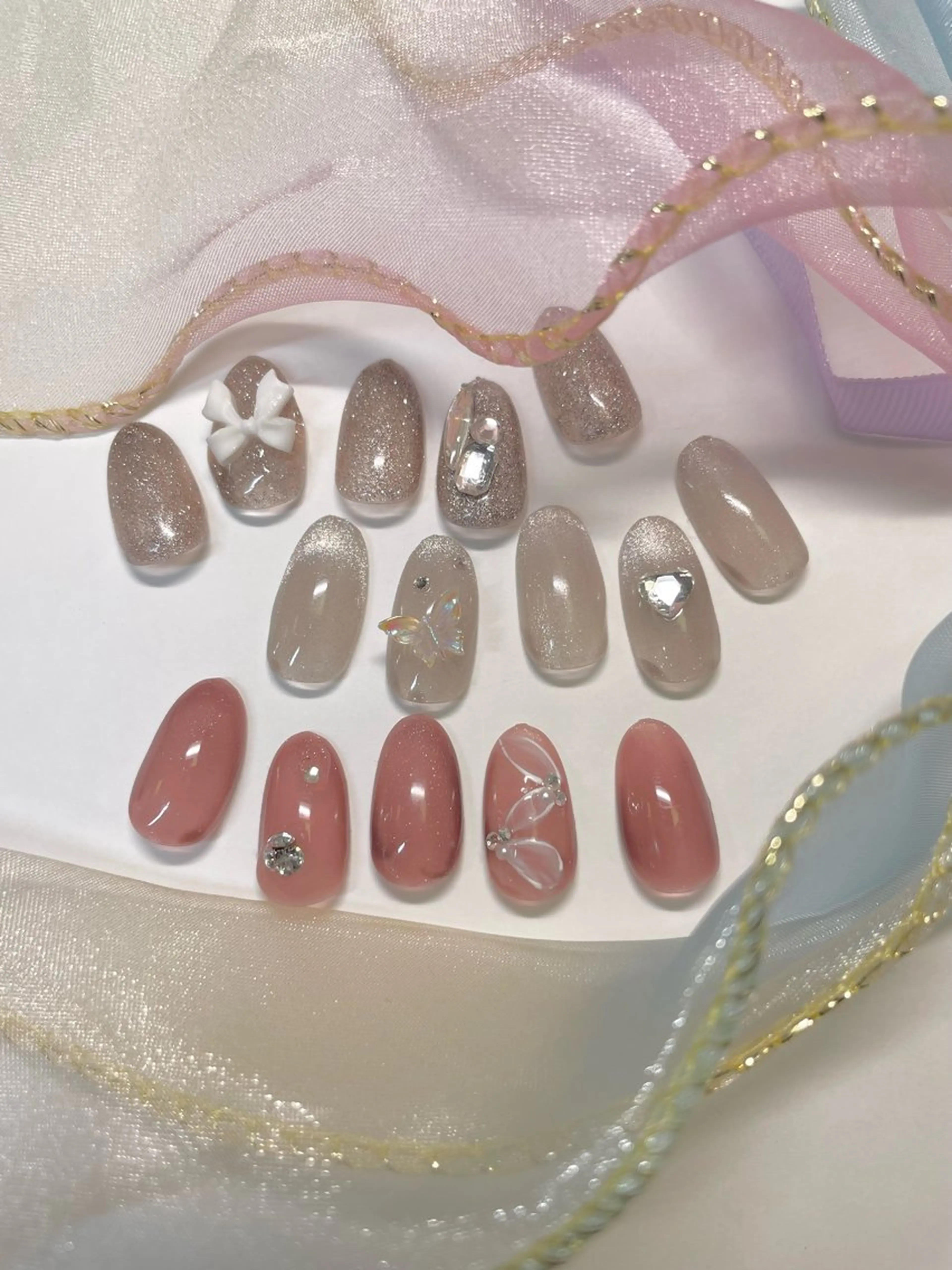 ネイル ワンホンネイル love girlのネイルデザイン