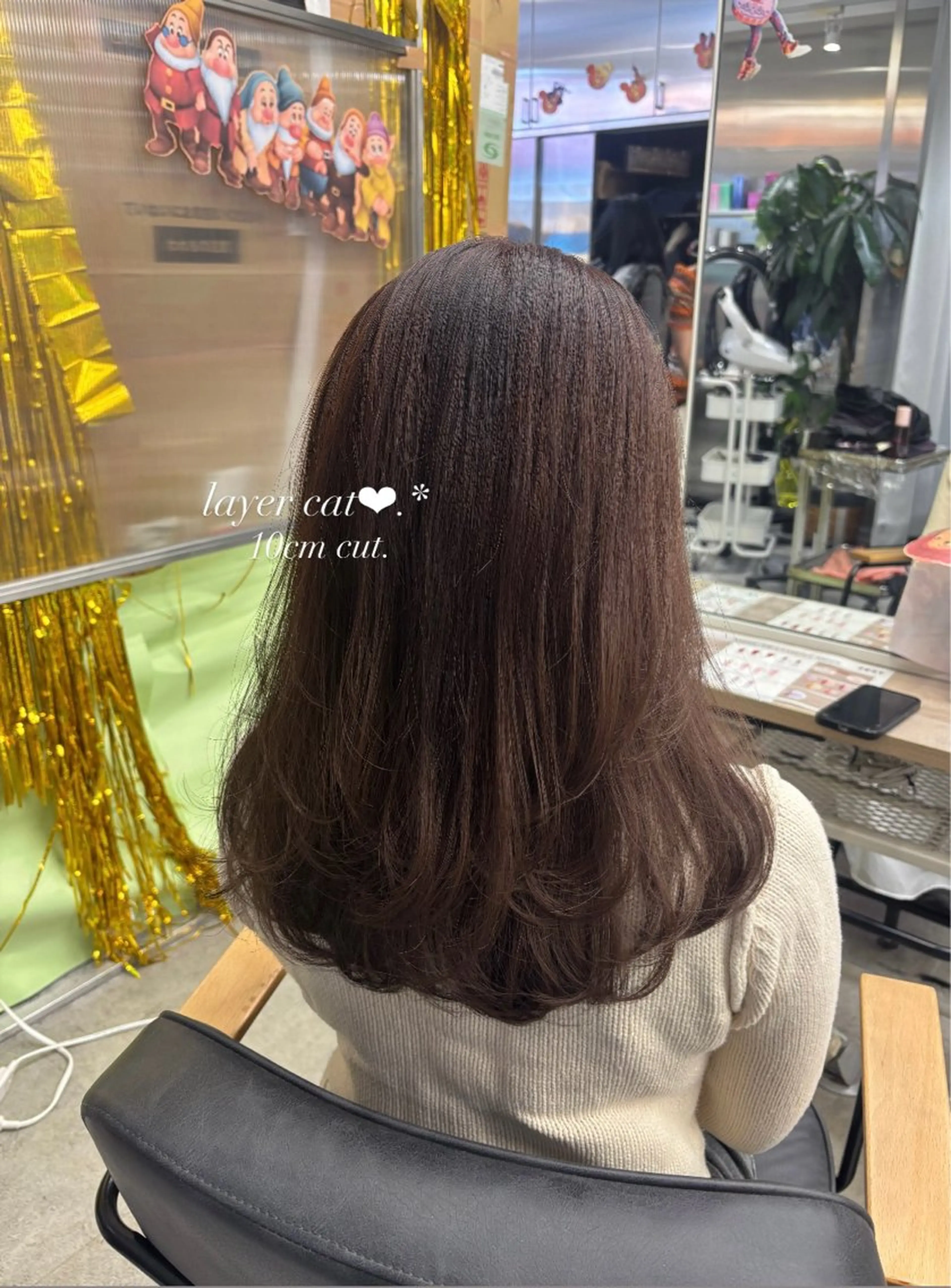 セミロング カット cocoro💗マツ エク/まつパ/八王子のマツエク・マツパデザイン