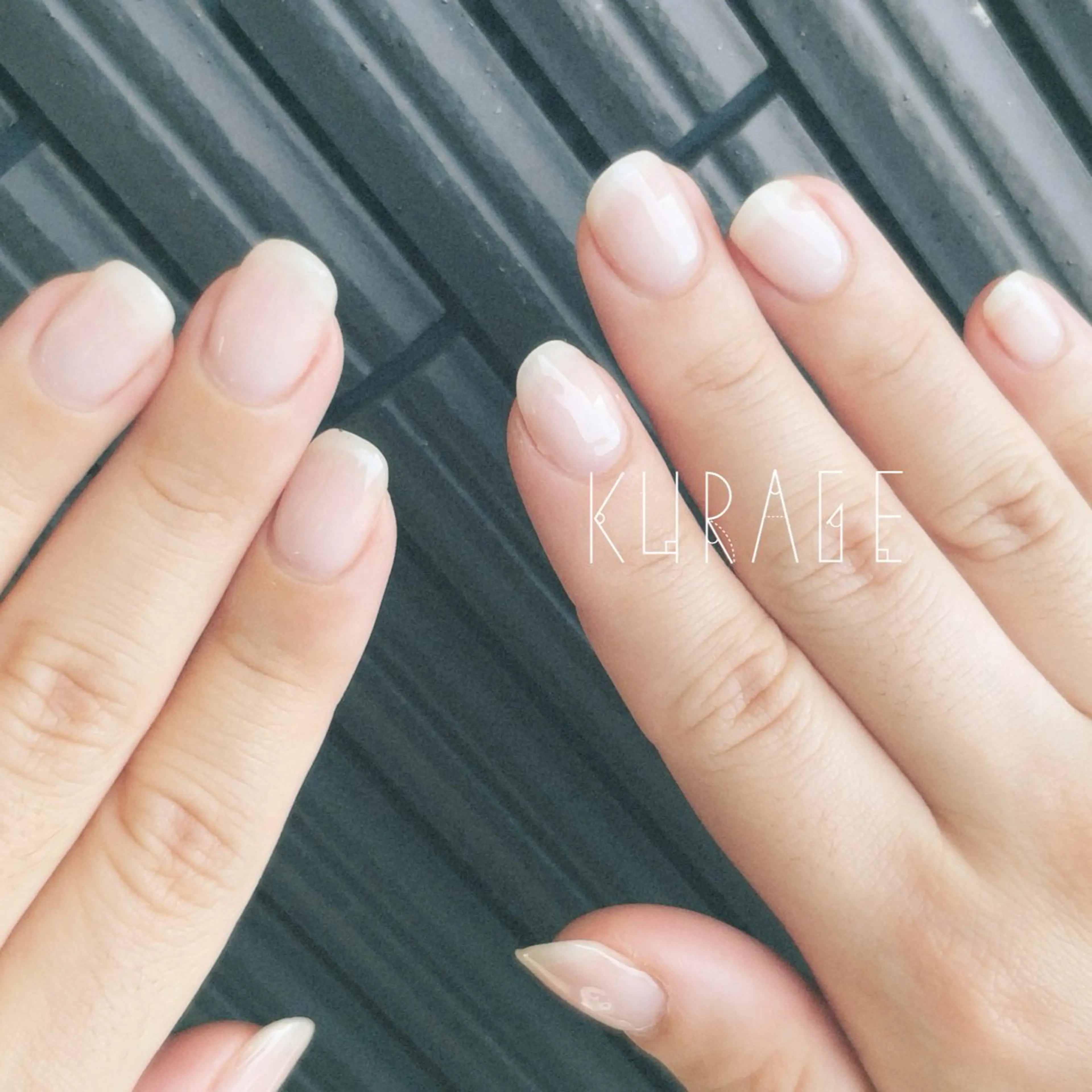 ネイル クリアネイル ジェルネイル マットネイル ピンク private salon 海月のネイルデザイン