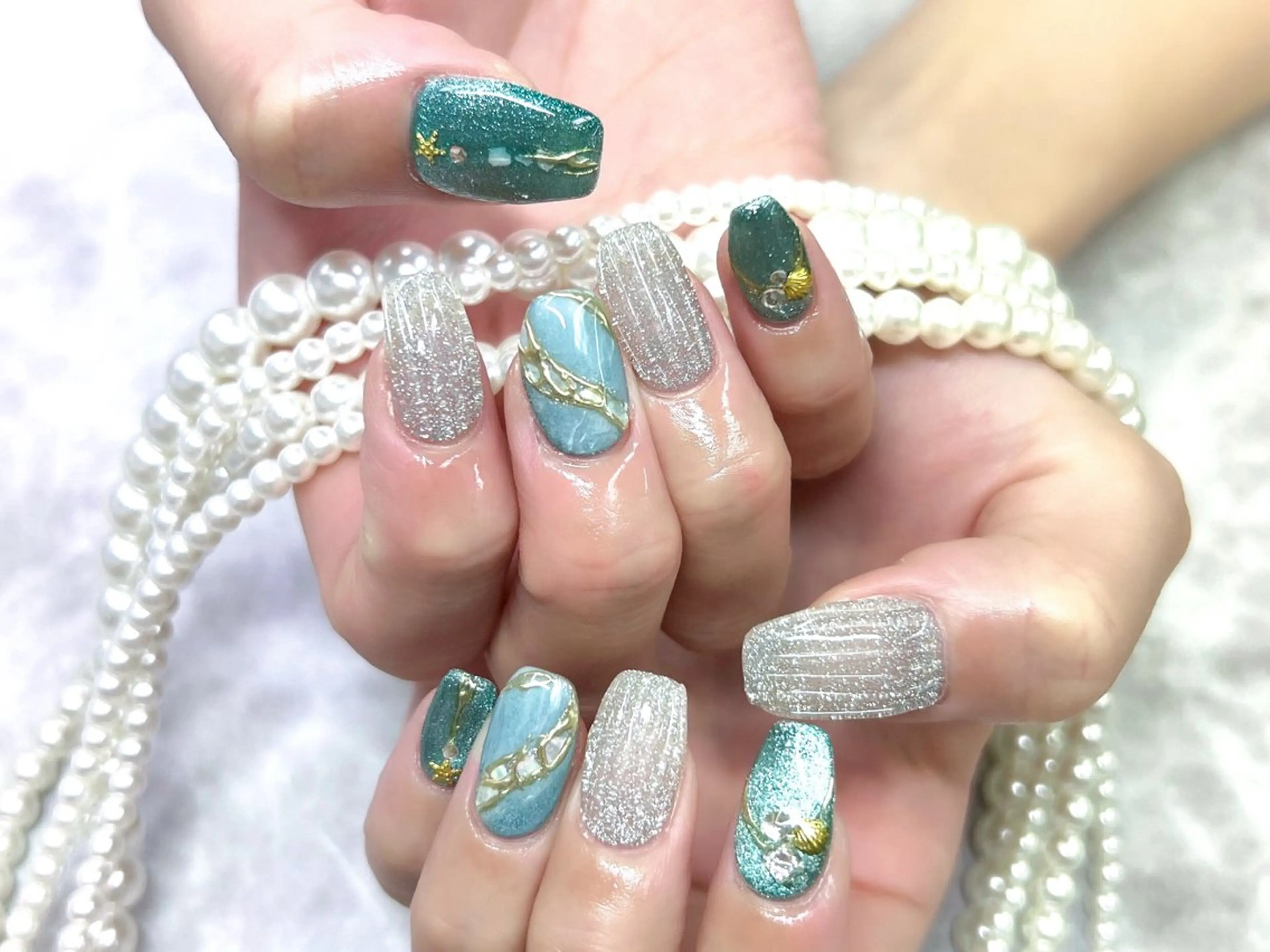 ネイル フラッシュネイル ハンドネイル Nail Salon Lianのネイルデザイン