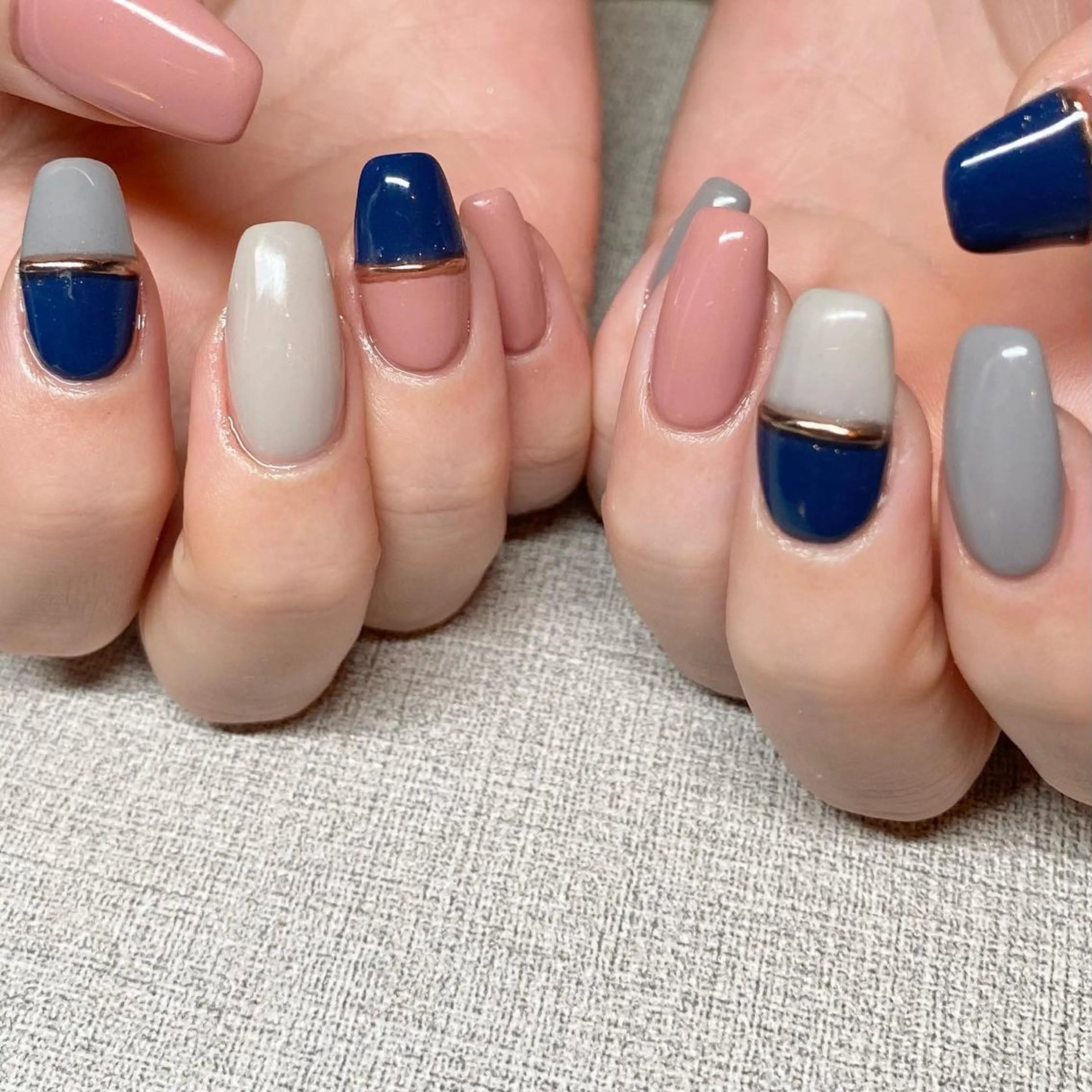 ネイル アートネイル ニュアンスネイル 春ネイル 夏ネイル ハンドネイル 山田 貴子のネイルデザイン