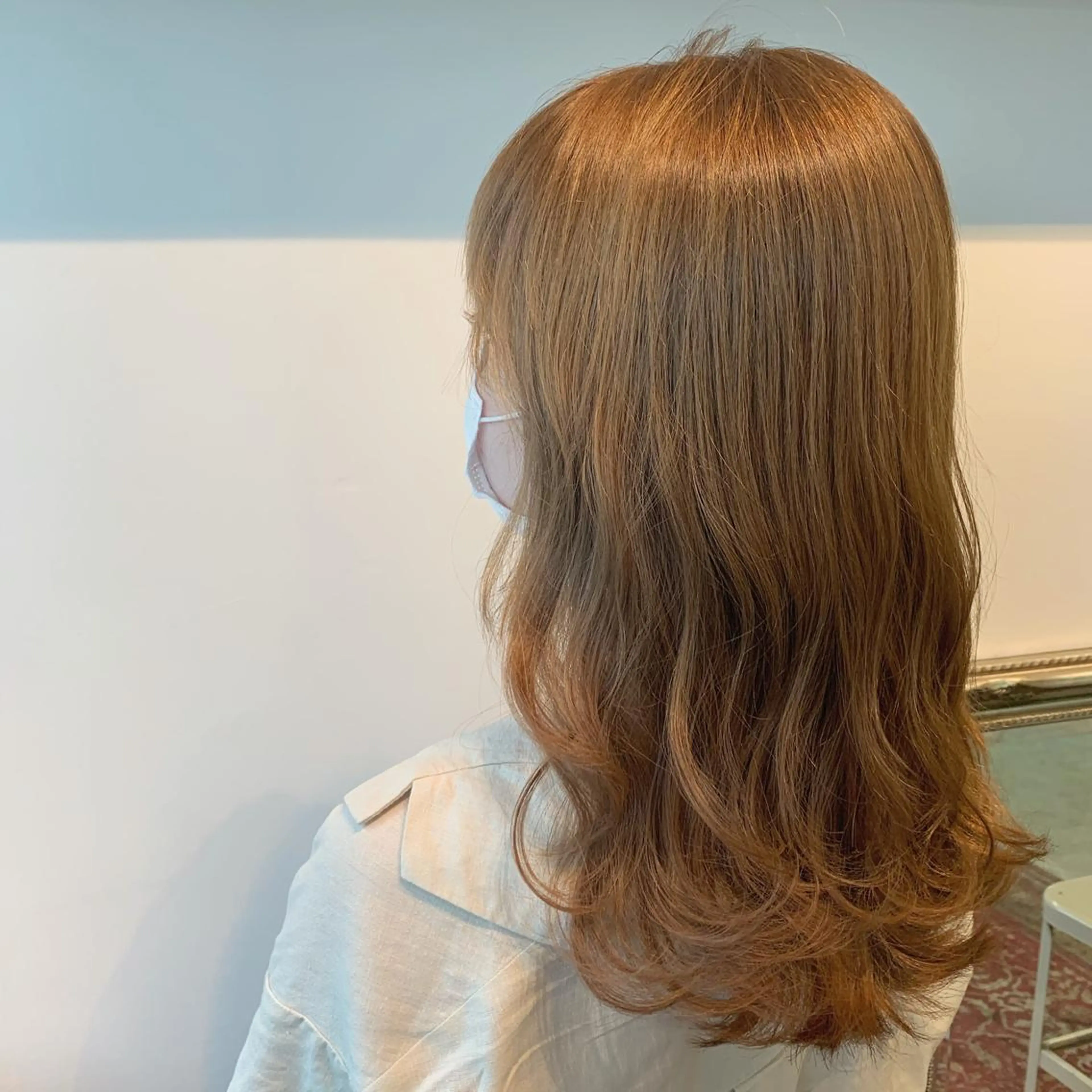ロング カラー ヘアアレンジ ベージュカラー カット ヘアカラー トリートメント 山崎 澪のヘアスタイル