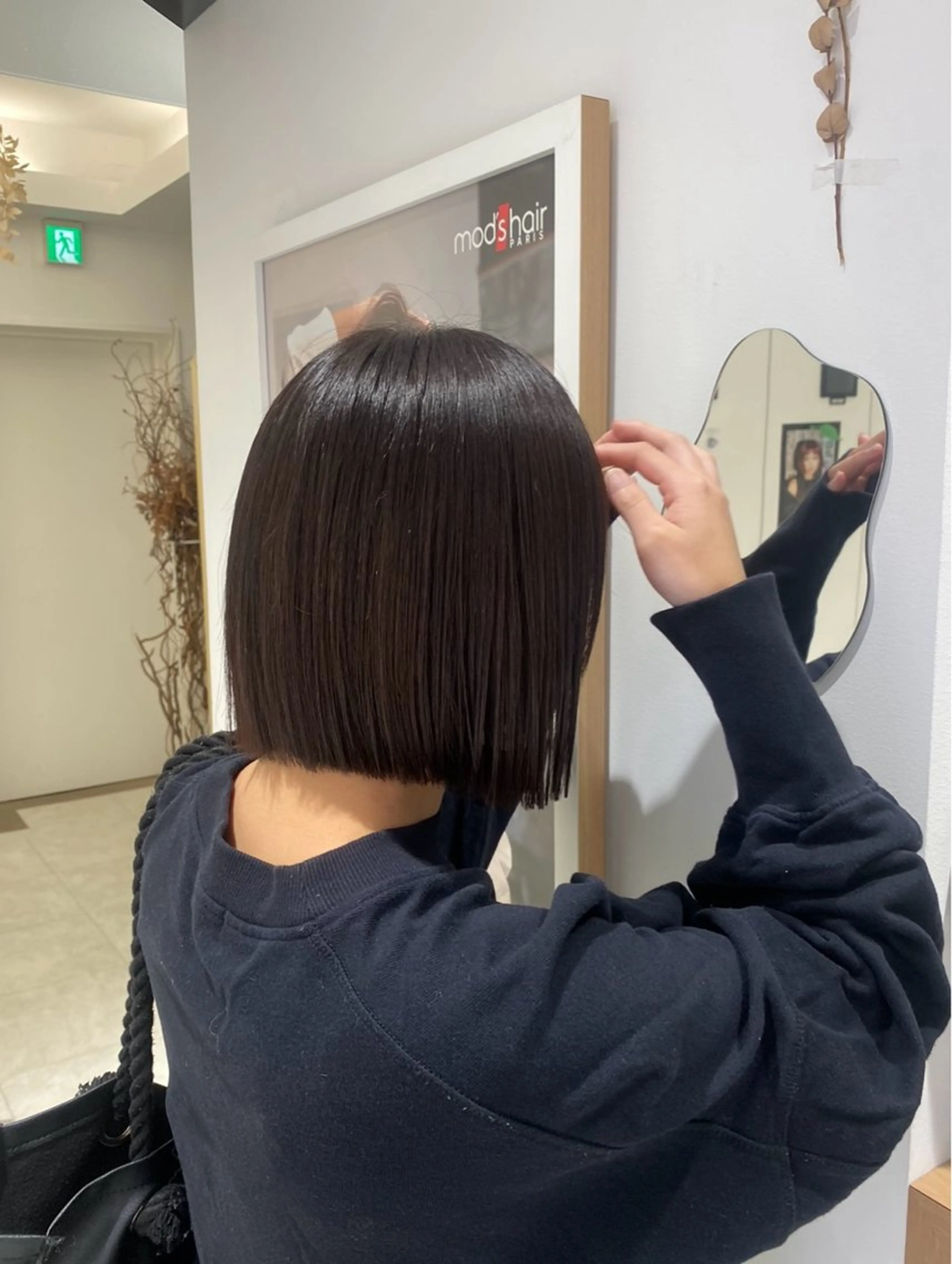 ミディアム 切りっぱなしボブ ボブ 🌈メンズトレンド支 持率No.1/蓮🌈のヘアスタイル