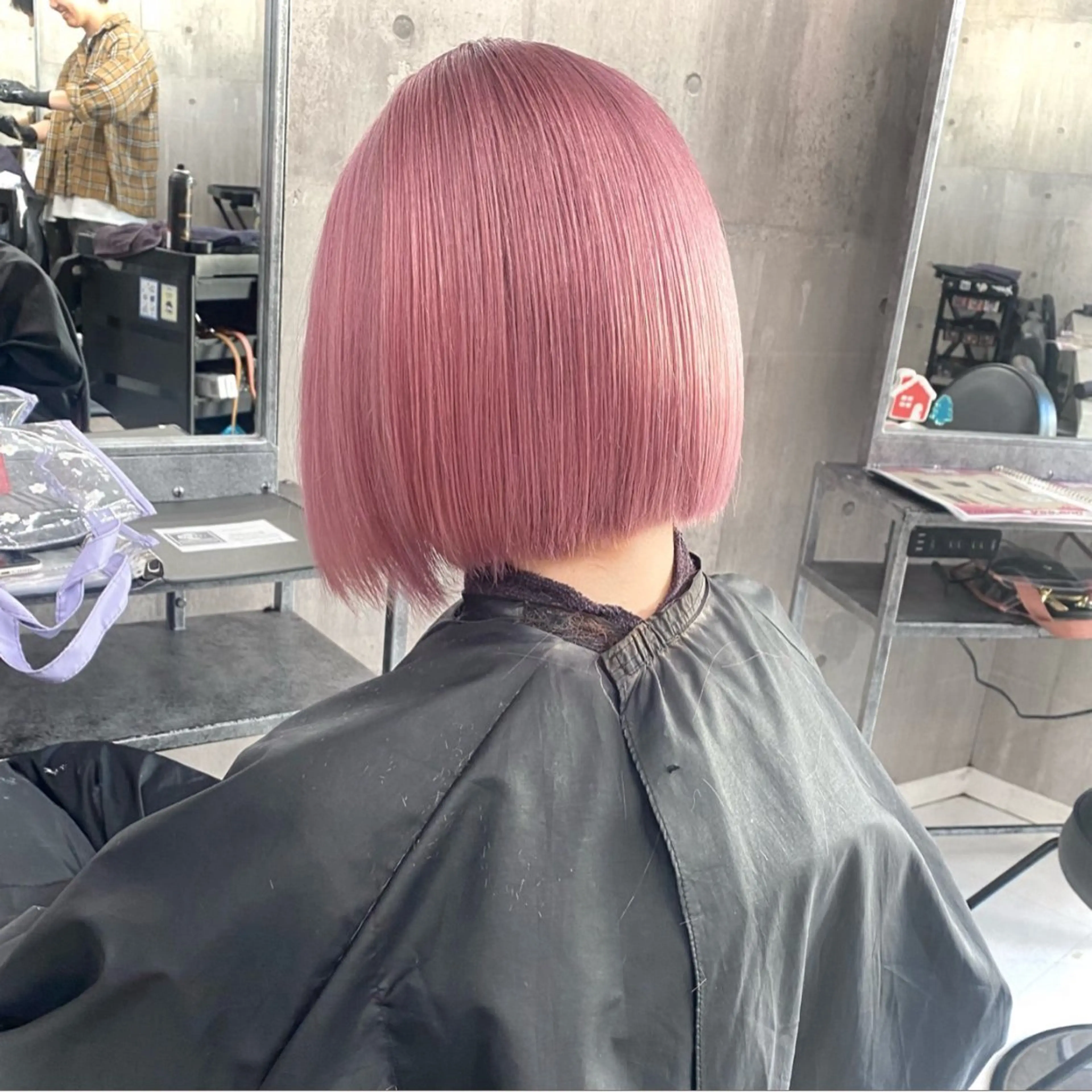 ショート ハイトーン×エクステ 💞くるみのヘアスタイル