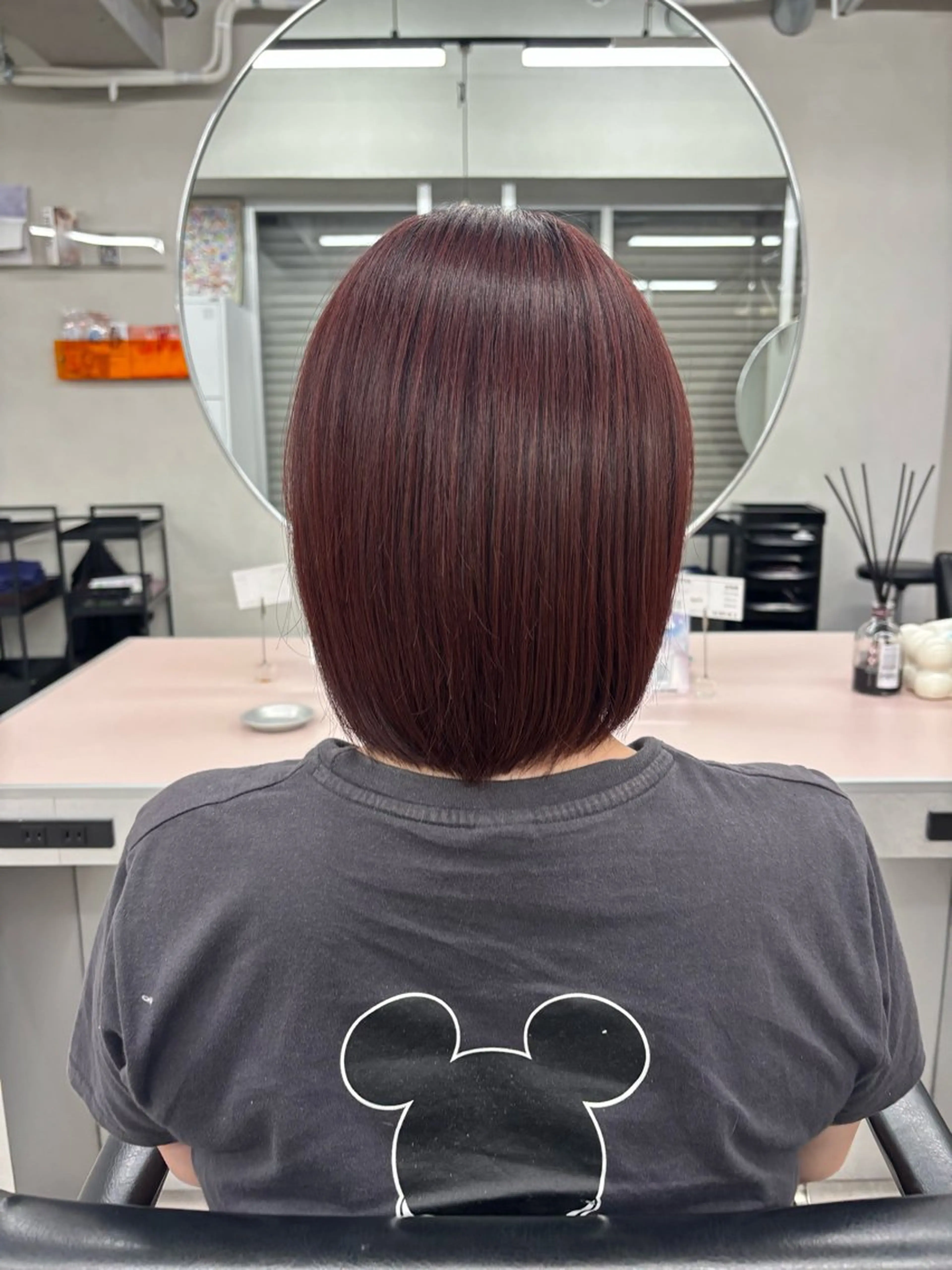 ミディアム 長谷川 日南のヘアスタイル