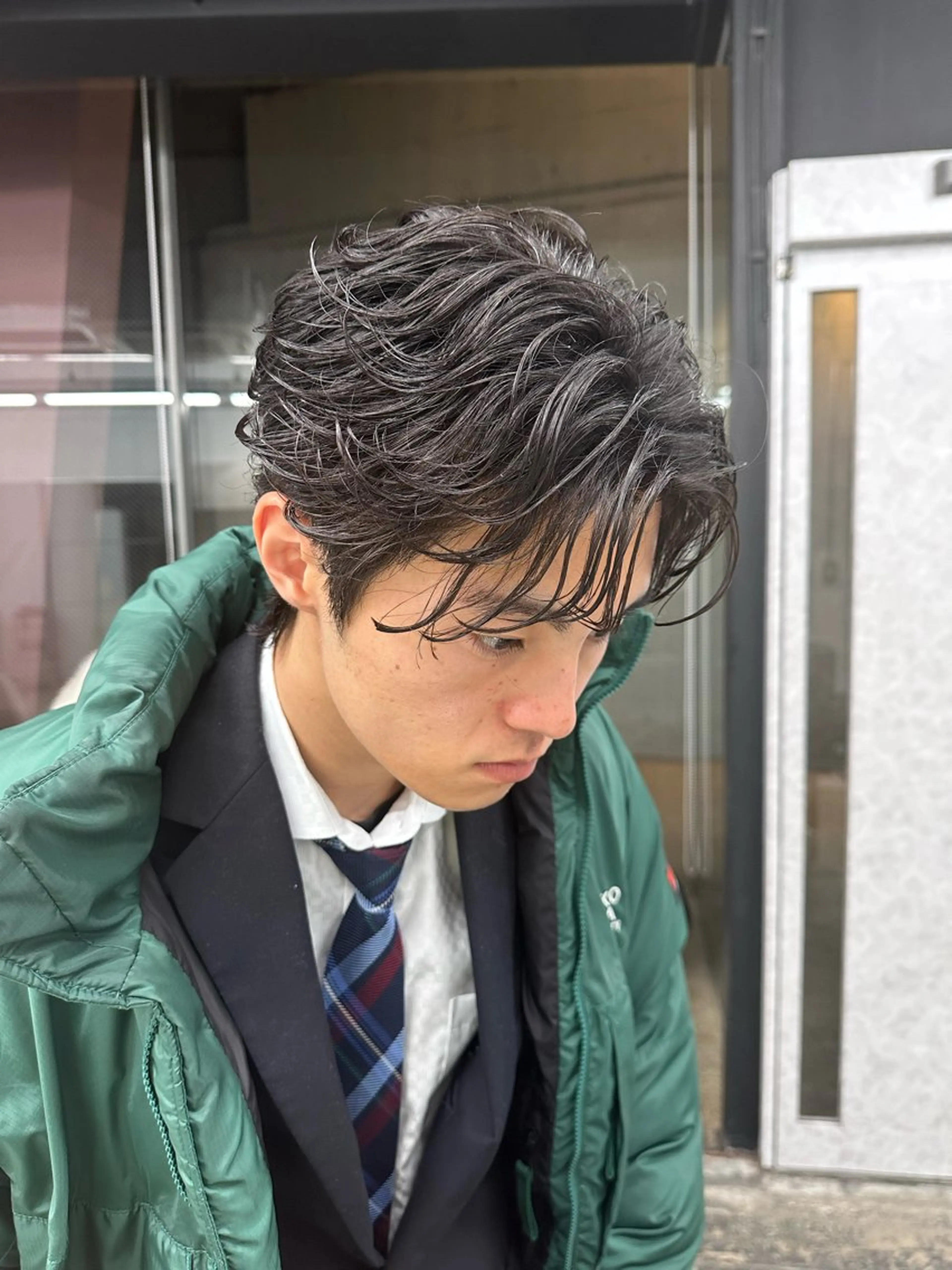 パーマ メンズ 【pia】 江田岳斗のヘアスタイル