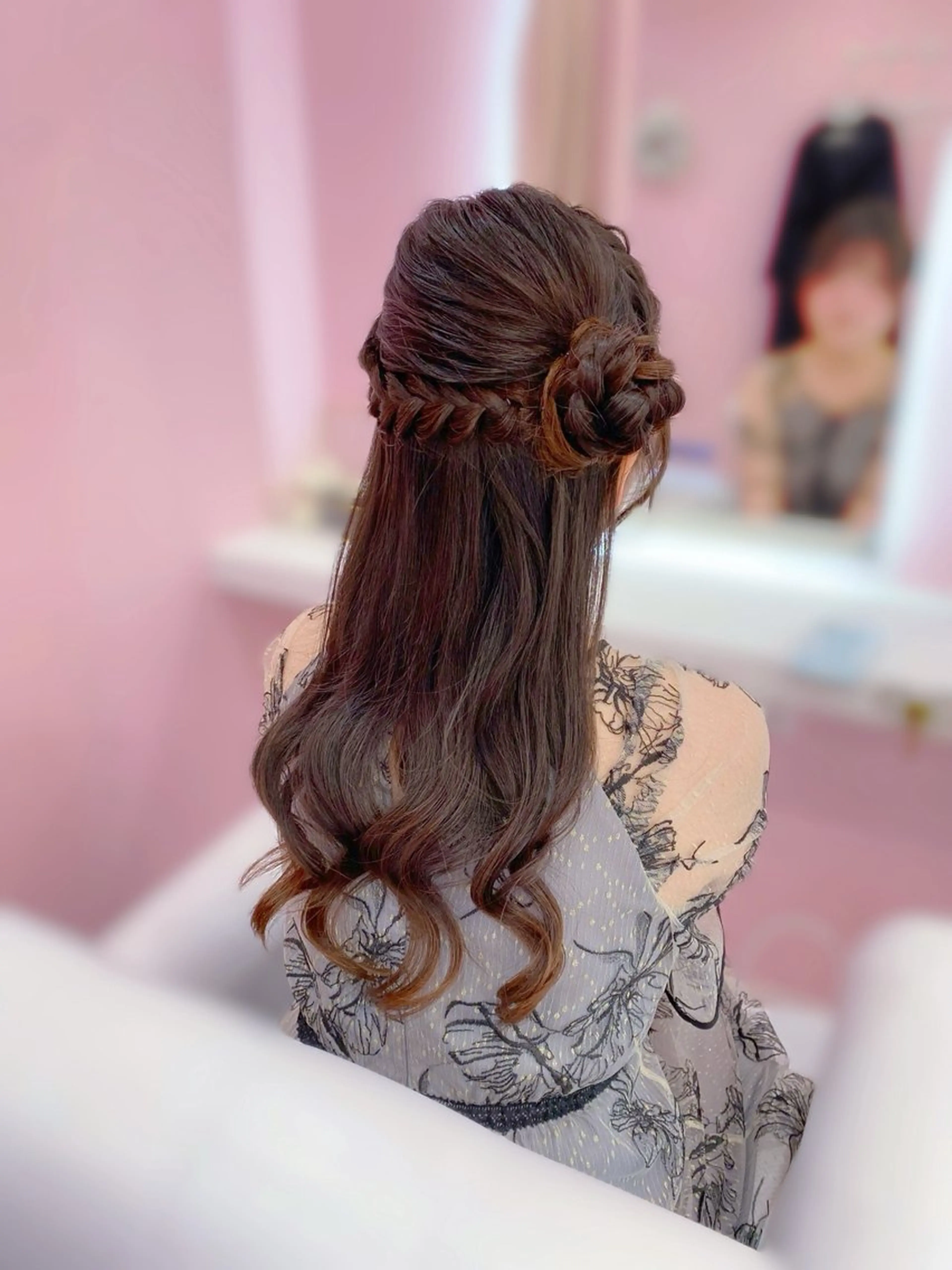 ロング ヘアアレンジ ヘアセット Set Salon Mémoire by miuprierre所属・推し活🪄🩷 川上 佳奈のヘアスタイル