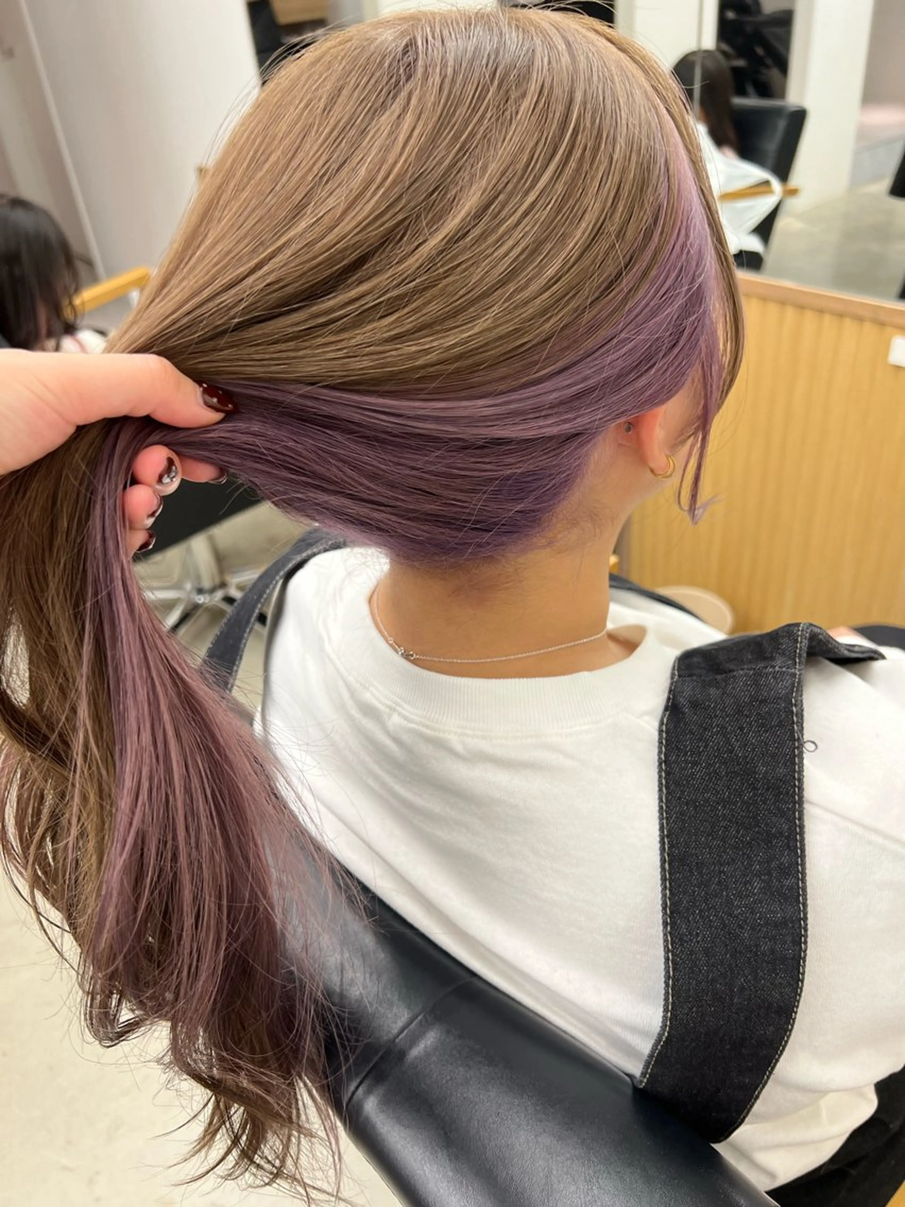 ロング カット ヘアカラー トリートメント vince. moekoのヘアスタイル