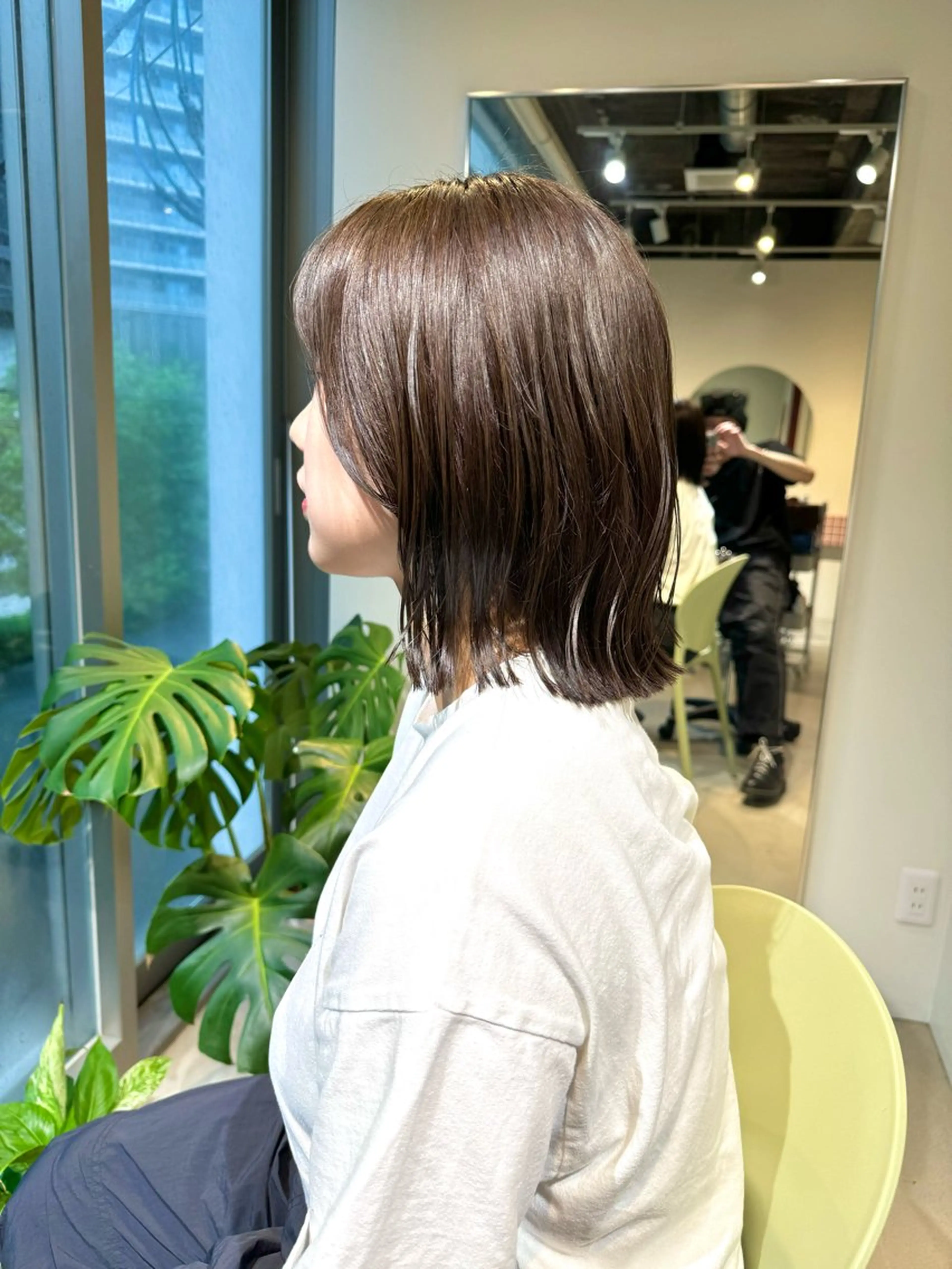 ショート カラー アディクシーカラー アッシュ ベージュカラー ブラウンカラー ブラウンベージュ eto所属・髪質改善スペシャリス ト長尾勇弥/梅田中津のヘアスタイル