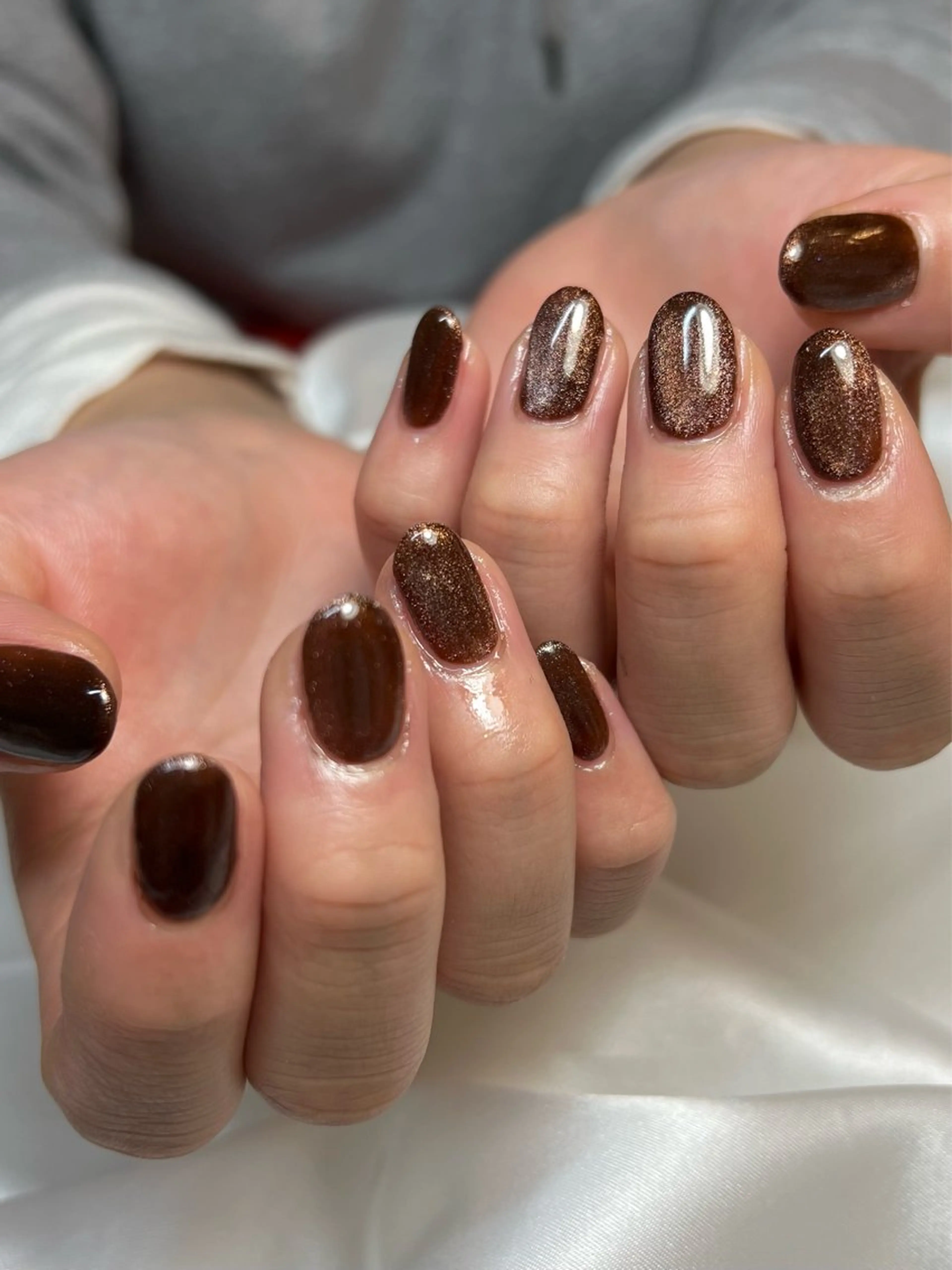 ネイル マグネットネイル ワンカラーネイル ハンドネイル Nail Salon&School REPLENDA所属・REPLENDA/ azusa(石井梓)のネイルデザイン