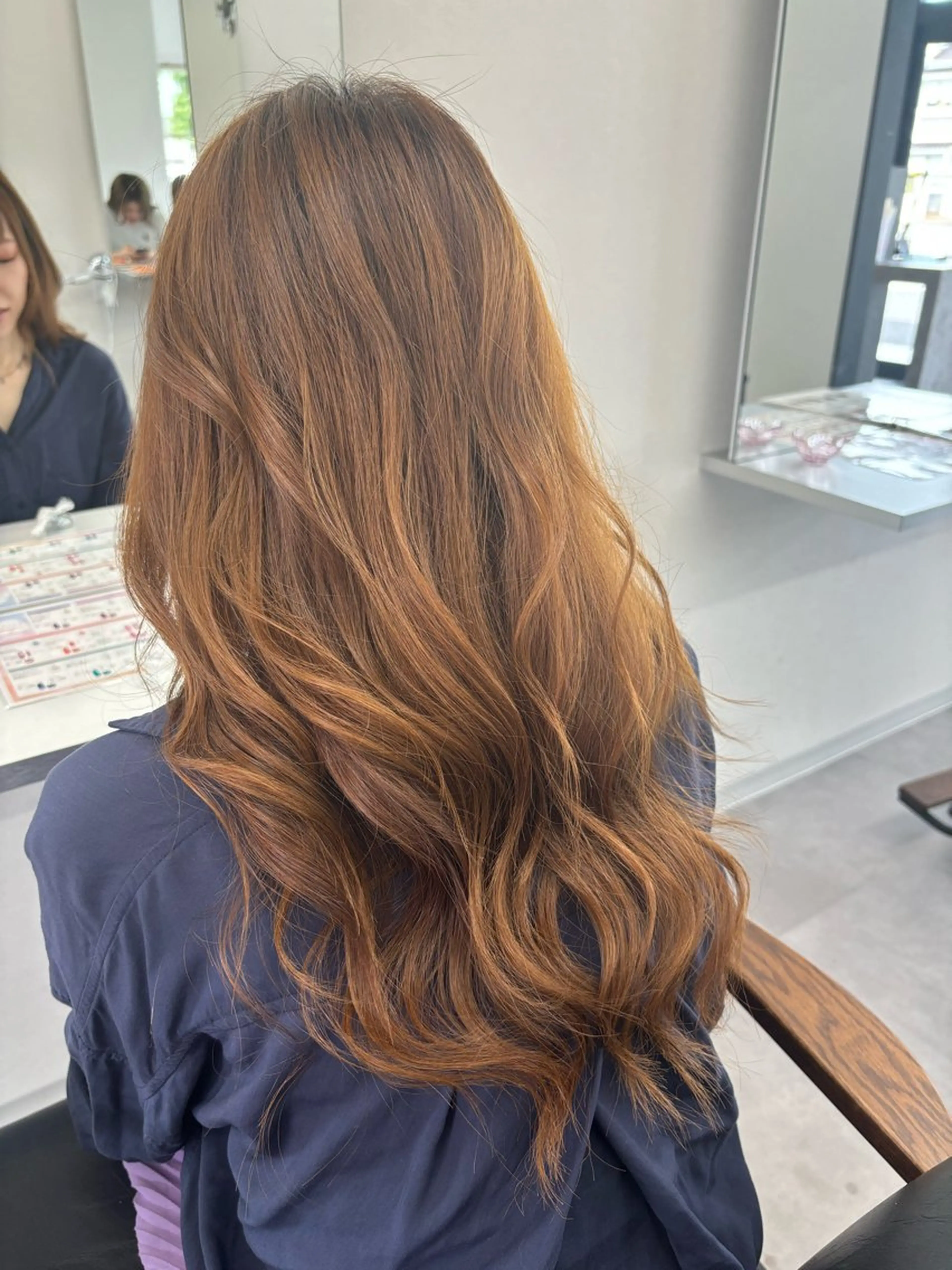 セミロング カラー RIENS/ taizohのヘアスタイル