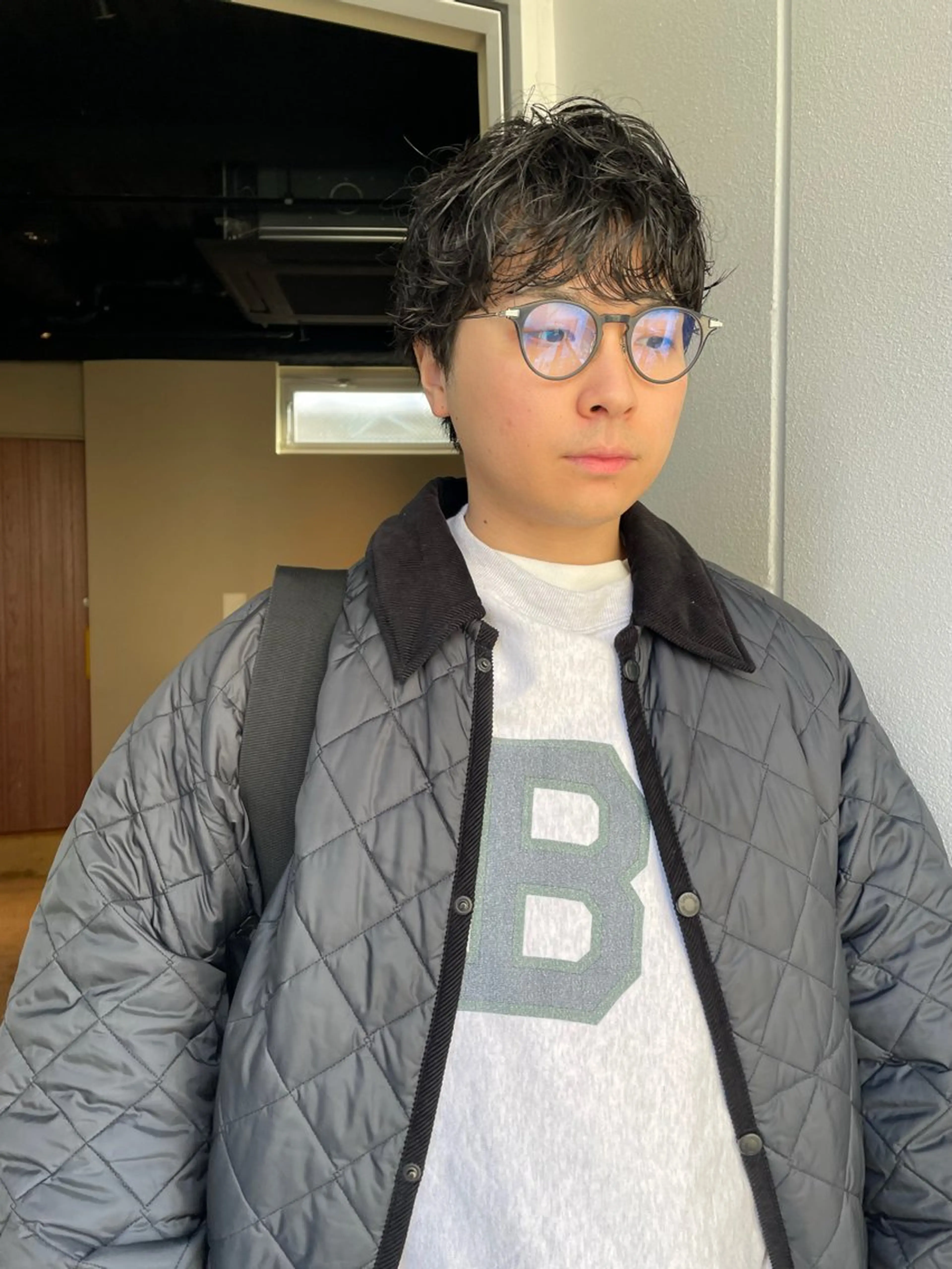 パーマ メンズ カット パーマ YinYang所属・川﨑 章弘のヘアスタイル