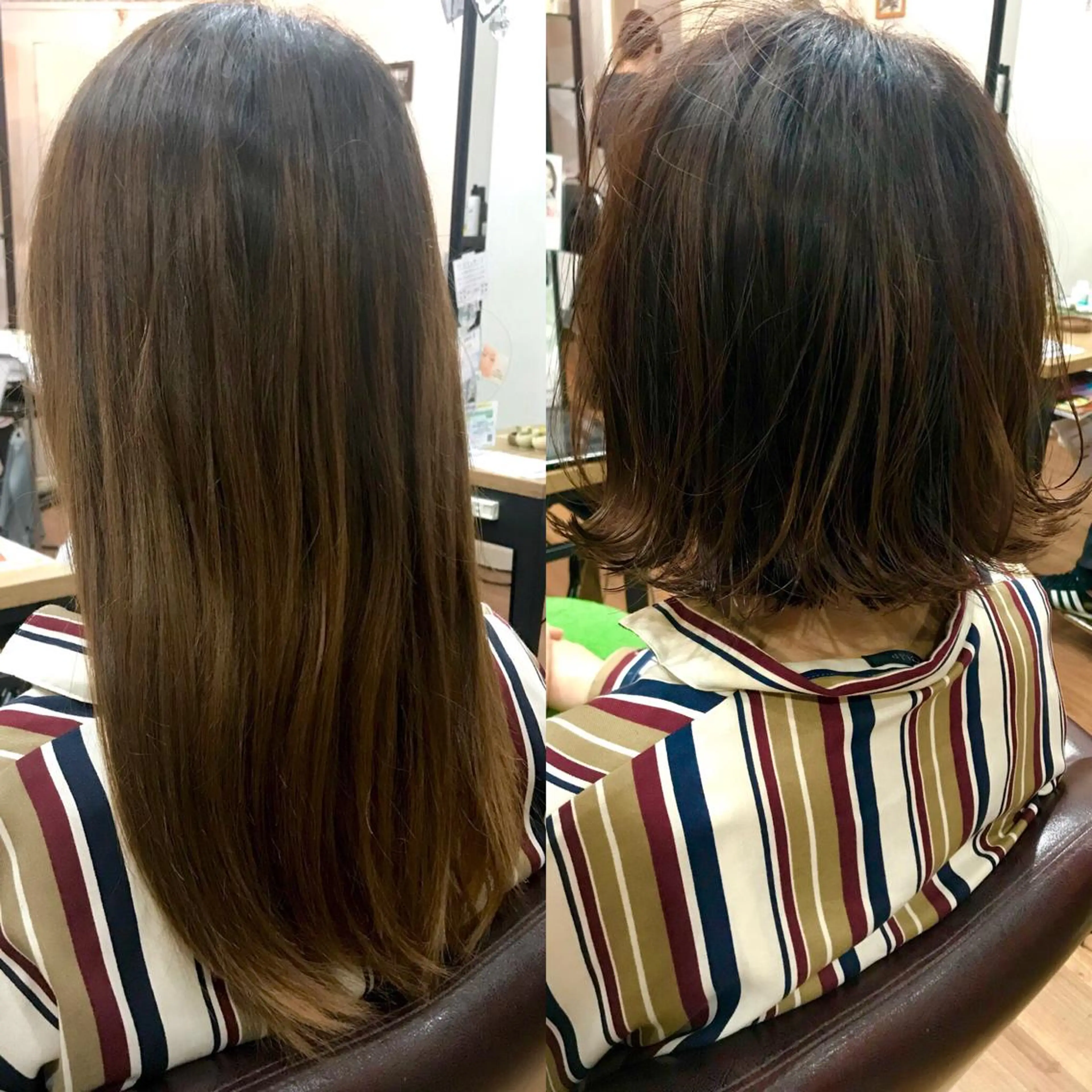 ショート カラー ボブ カット ヘアカラー トリートメント 松村 崇弘のヘアスタイル