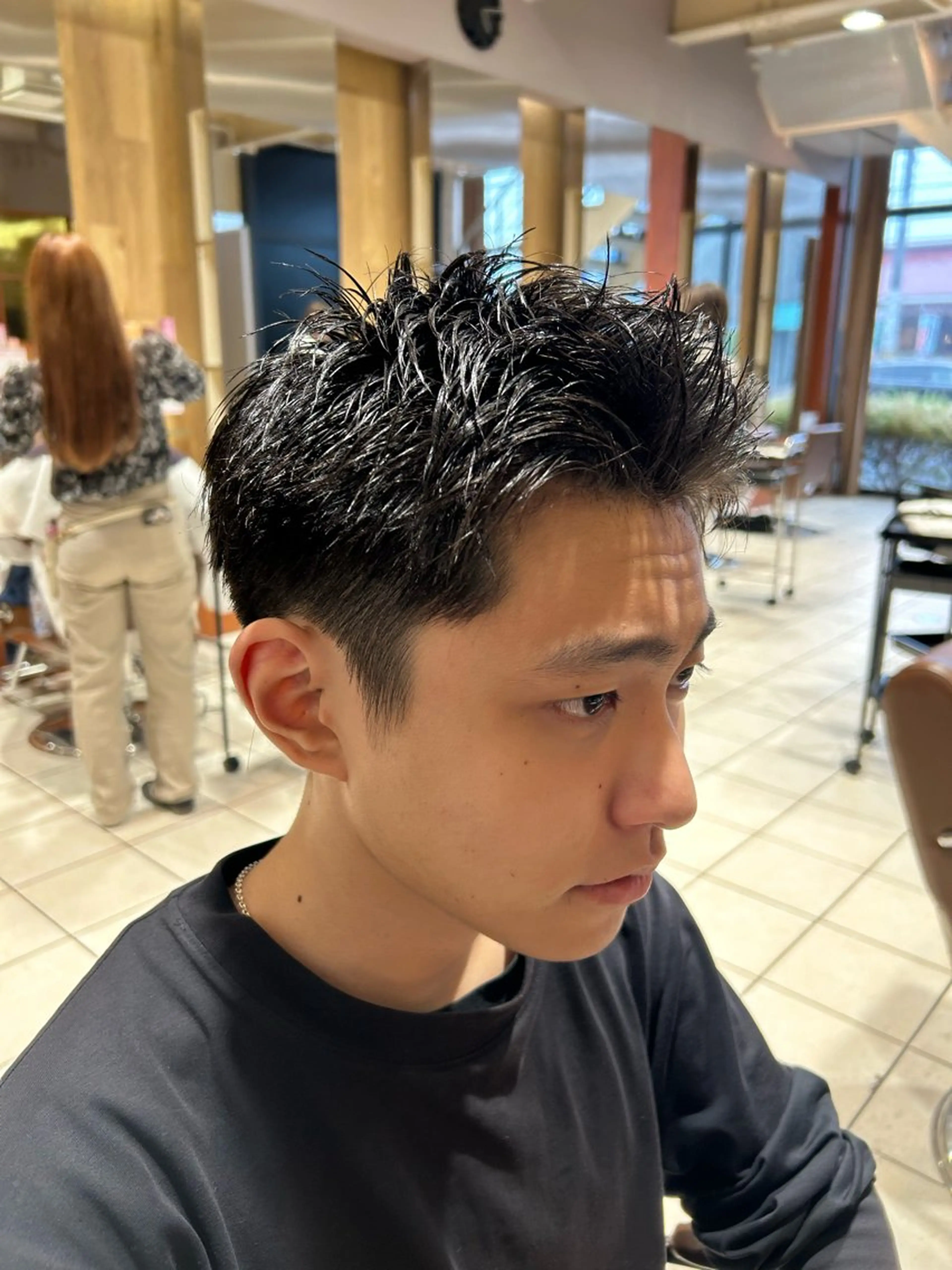 ショート メンズ スパイキーショート ショートヘア ulus OSAKA所属・福井 太暉のヘアスタイル