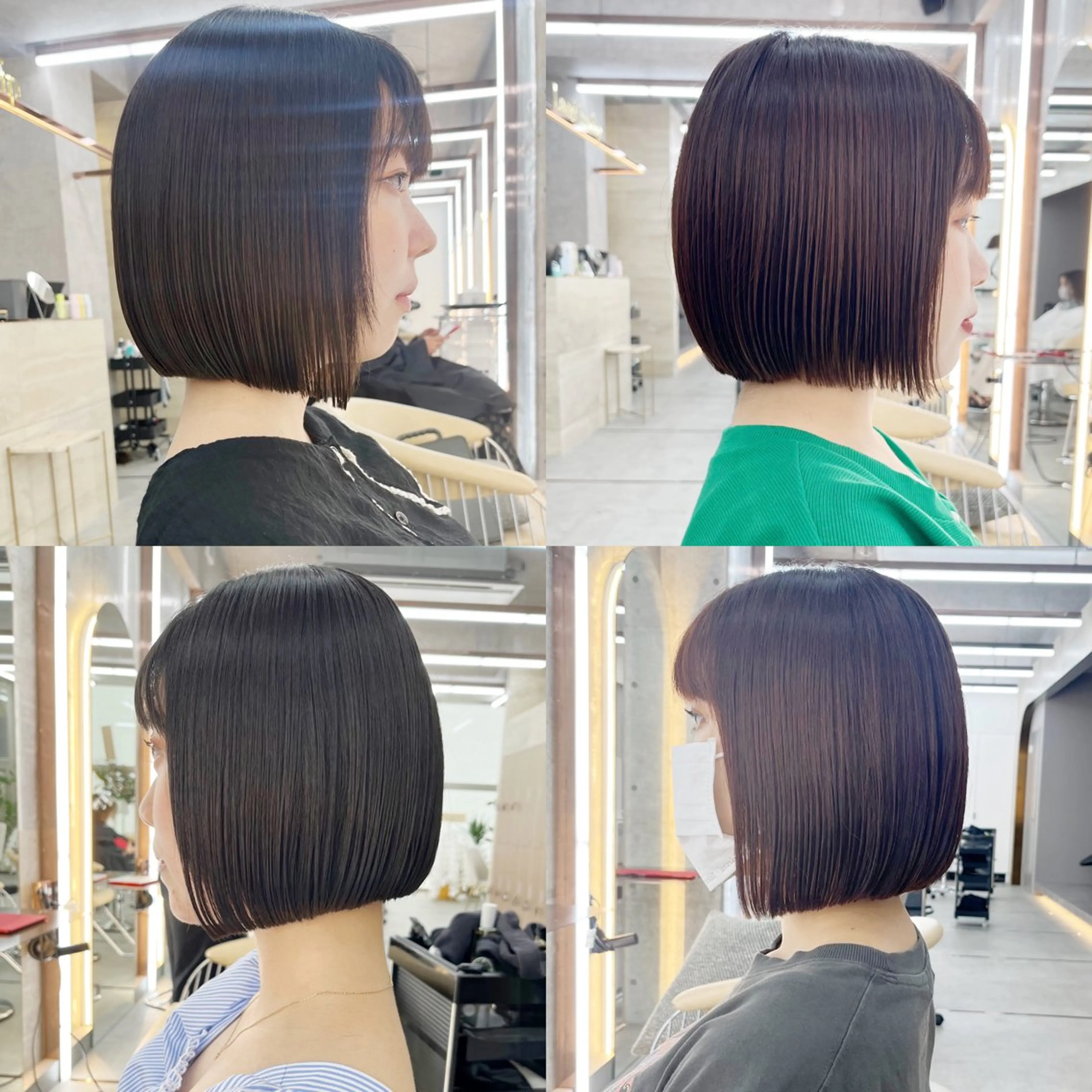 ミディアム ボブ エリアNo.1ボブ 💟Nanatsuのヘアスタイル