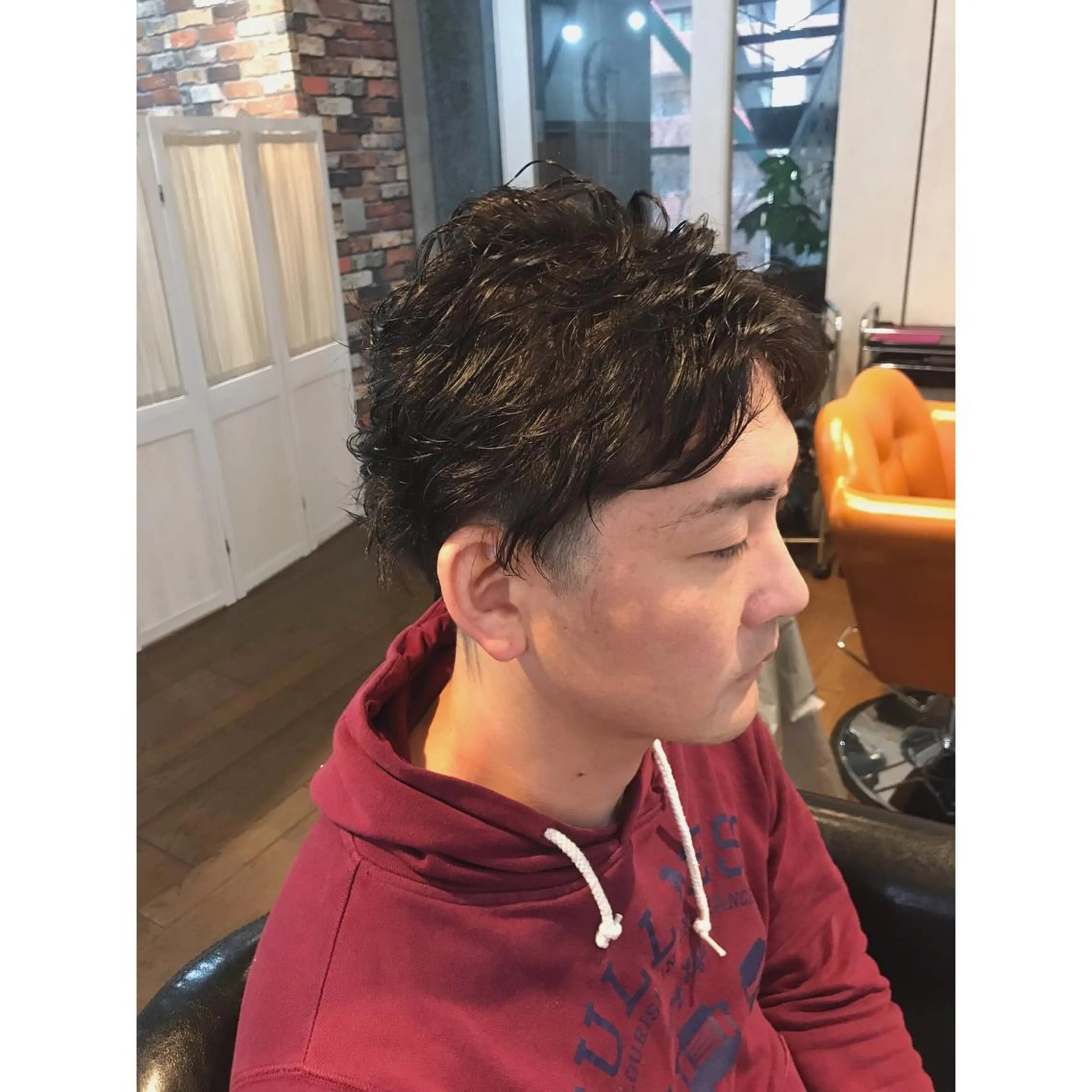 ショート パーマ メンズ メンズパーマ corona hairdesign KAZUE MAEDA所属・マエダ　カズエ🫶 coronahairのヘアスタイル