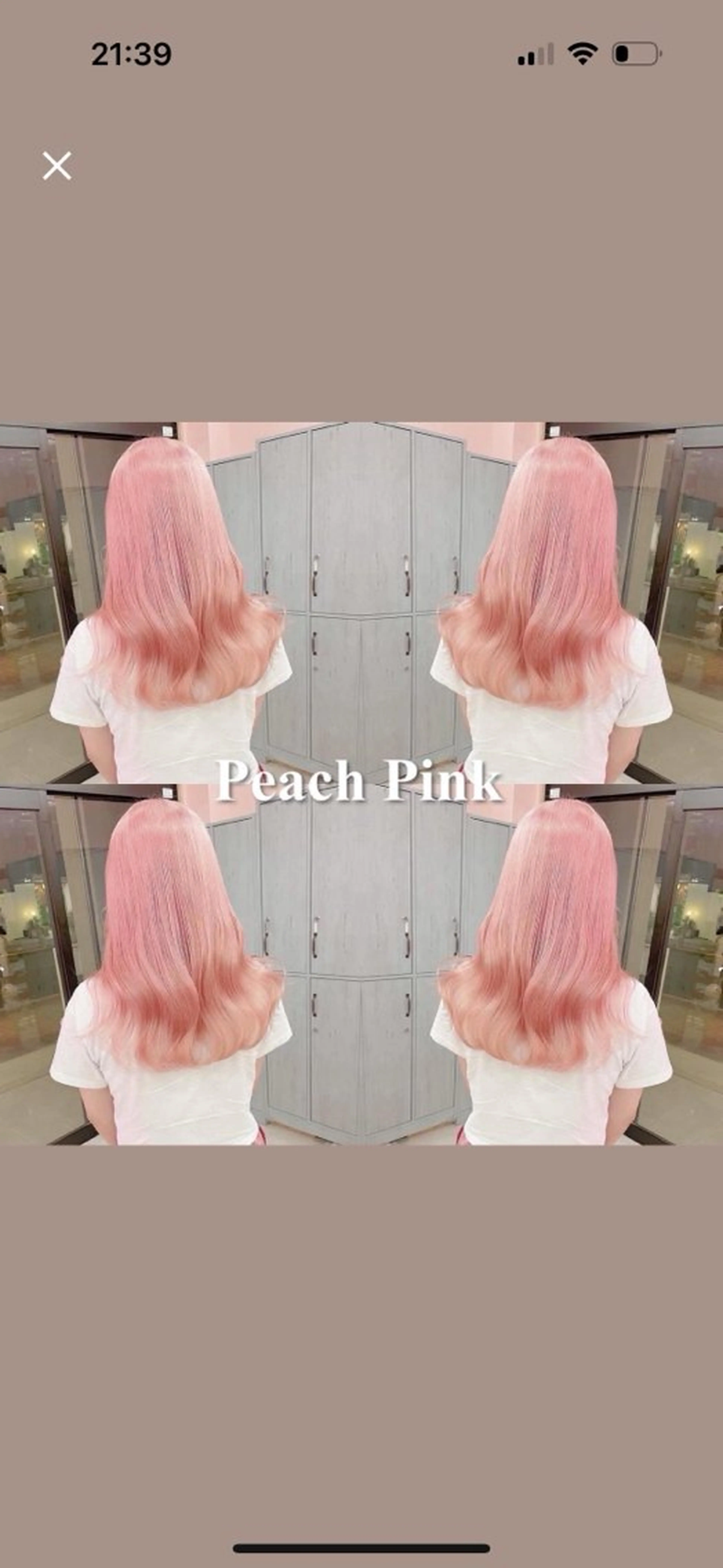 セミロング カラー ヘアカラー トリートメント 韓国ヘア特化💍 tiam💍ブリーチのヘアスタイル