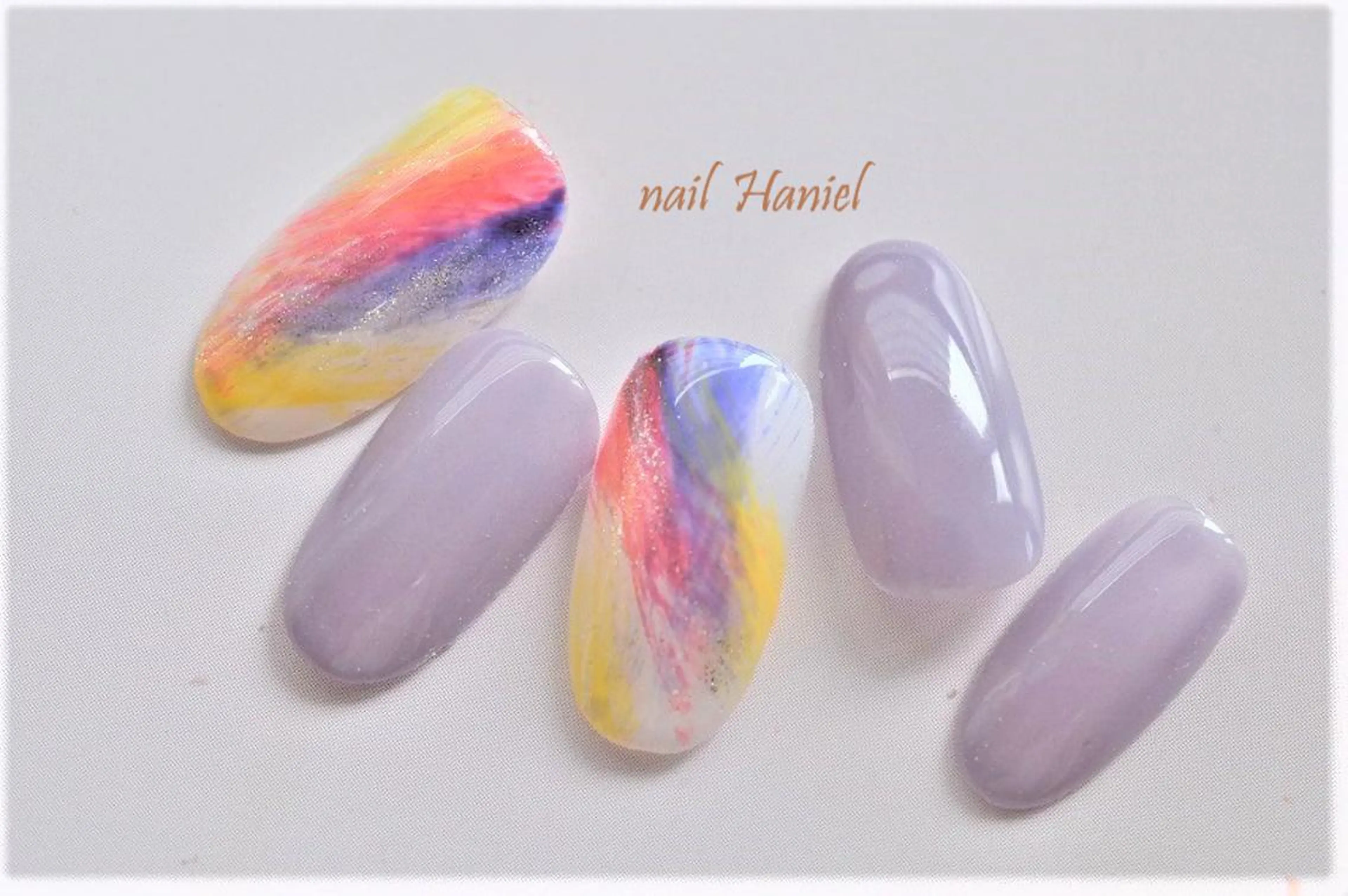 ネイル フットネイル ジェルネイル nail Haniel所属・半蔵門サロンハニエル 魅神 ちよのネイルデザイン