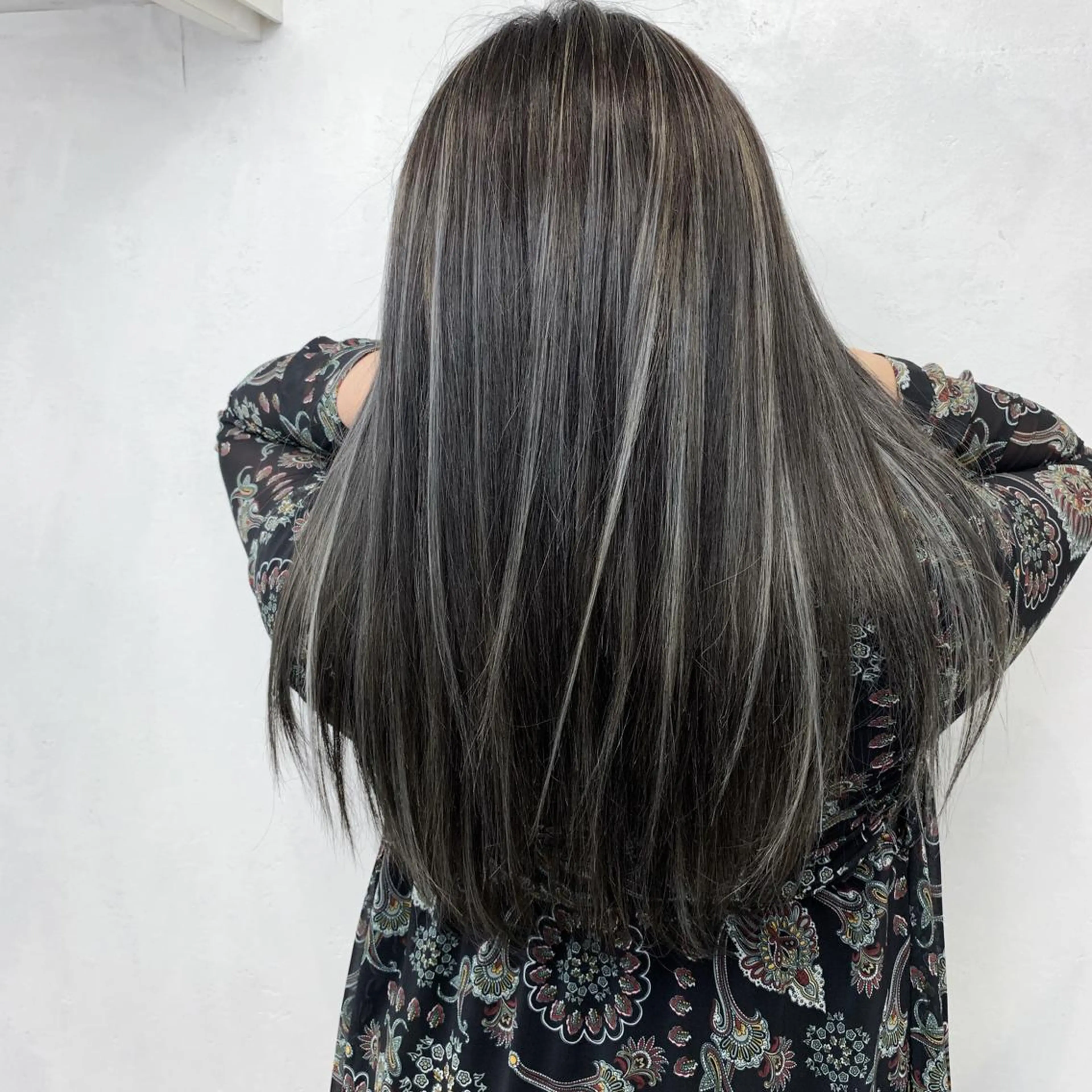 ロング カラー ヘアカラー LUSTRE クロサワのヘアスタイル