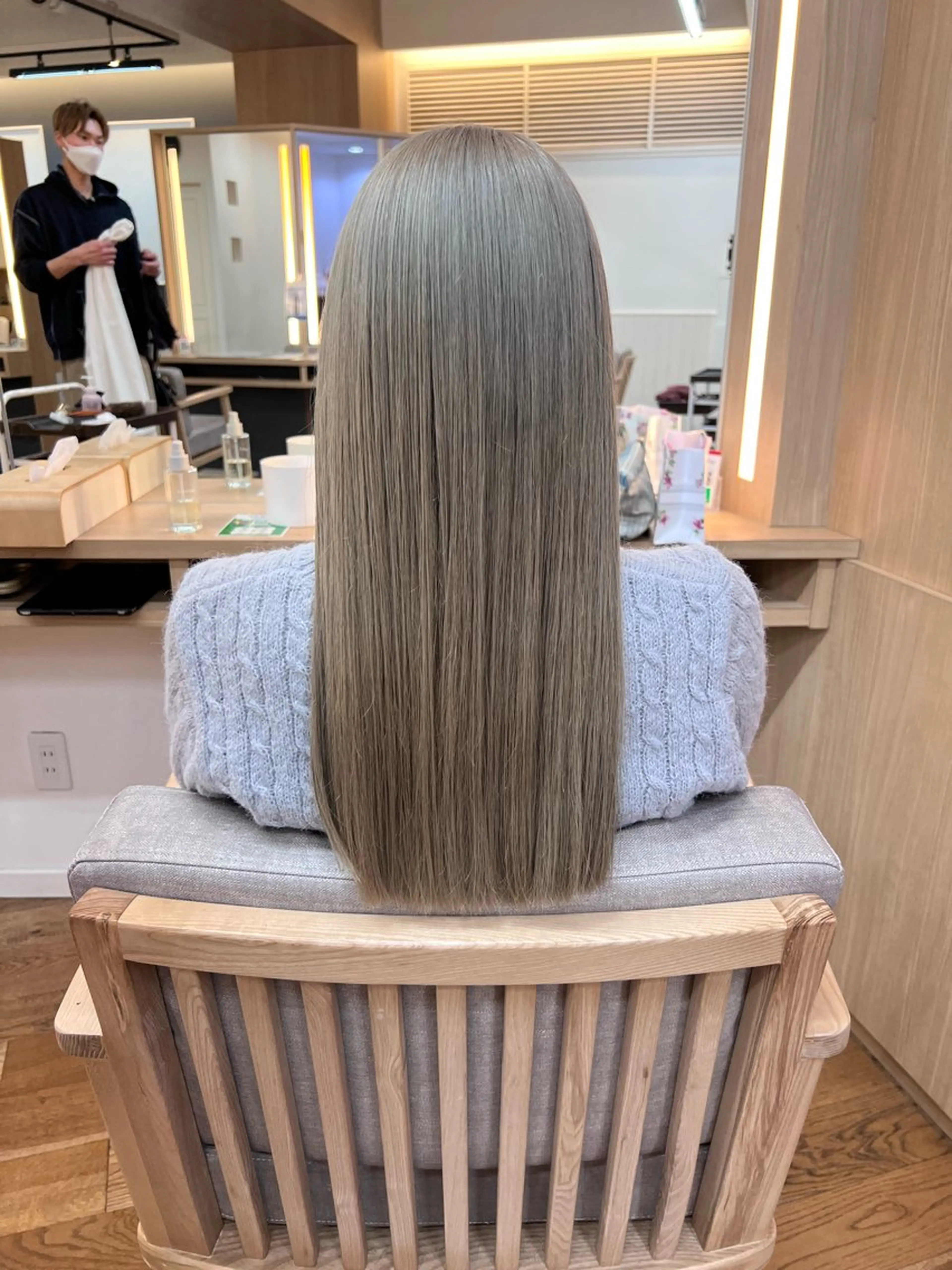 ロング カラー ヘアカラー トリートメント ✂︎HITOMI ✂︎のヘアスタイル