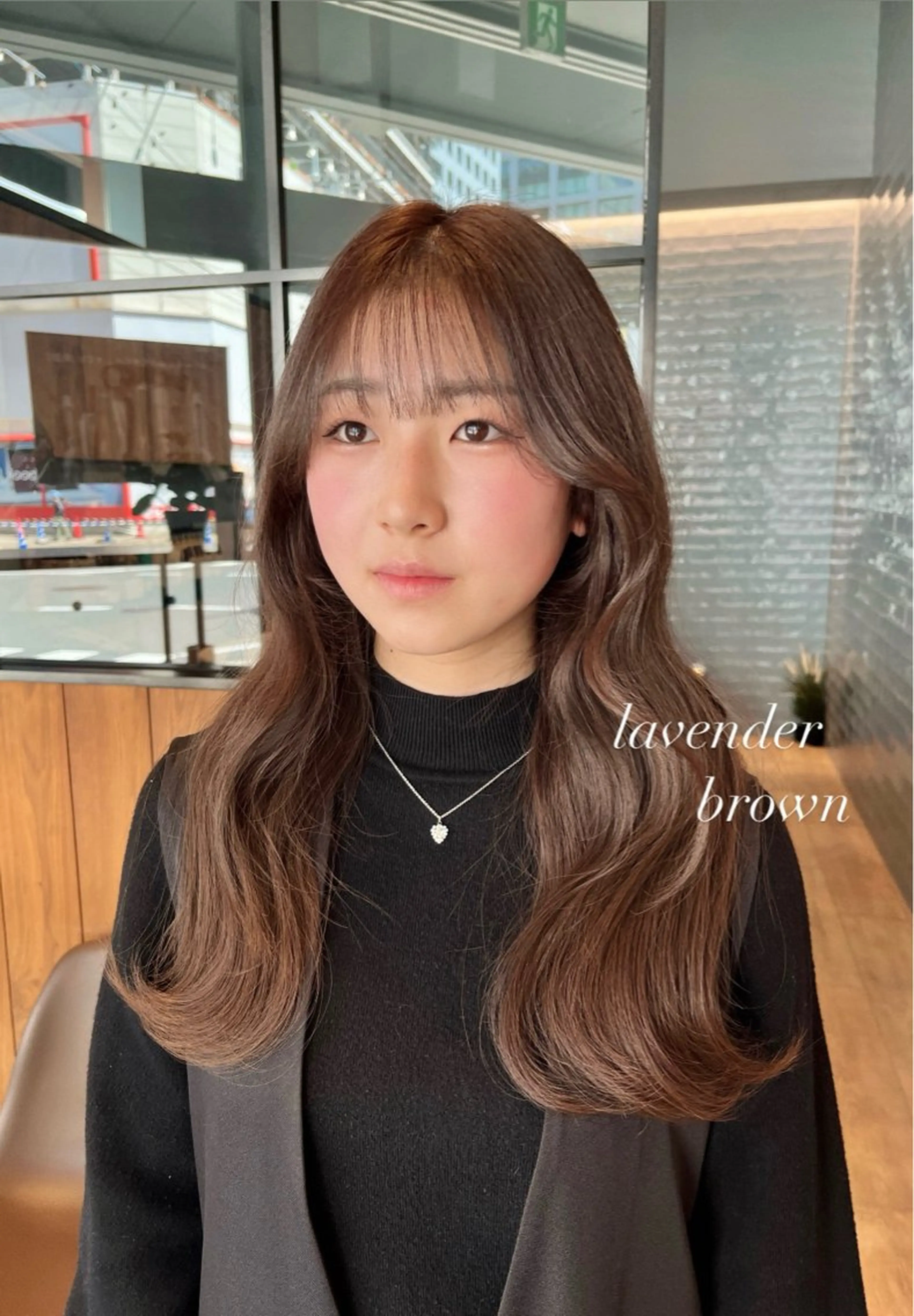 ロング カラー カット ヘアカラー トリートメント yuuri🎀/大宮 /韓国ヘア/レイヤーのヘアスタイル