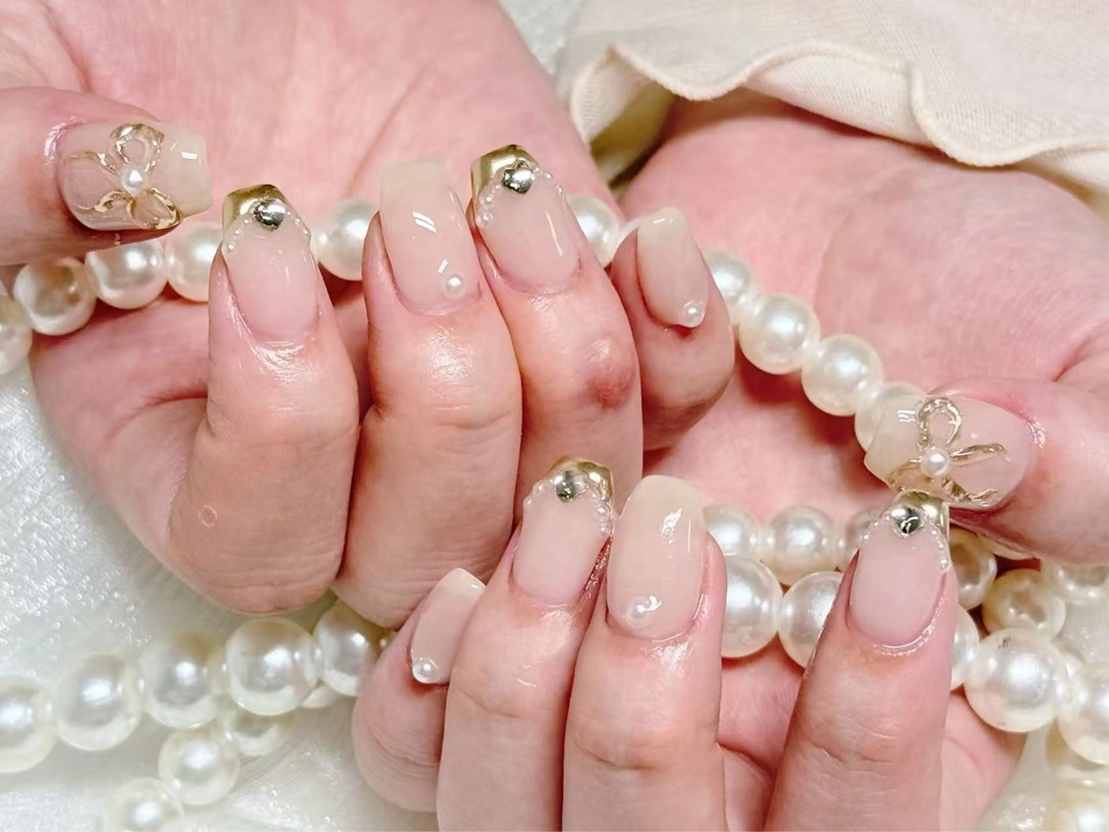 ネイル クリアネイル 成人式 フラッシュネイル フットネイル フレンチネイル 💫KASUMI 💅のネイルデザイン