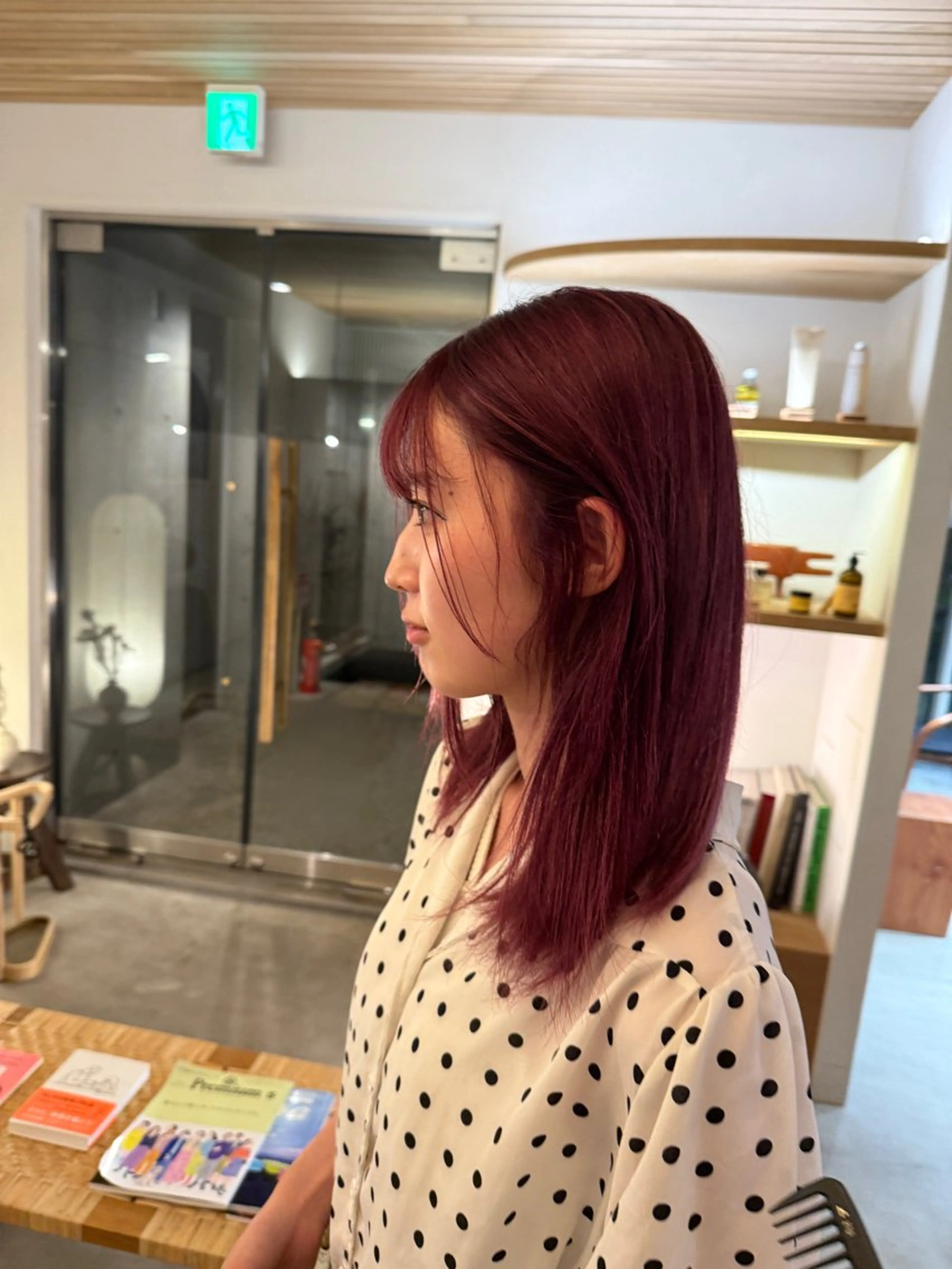 セミロング カラー ヘアカラー casi所属・メンズパーマ／ボブ 星本広海のヘアスタイル