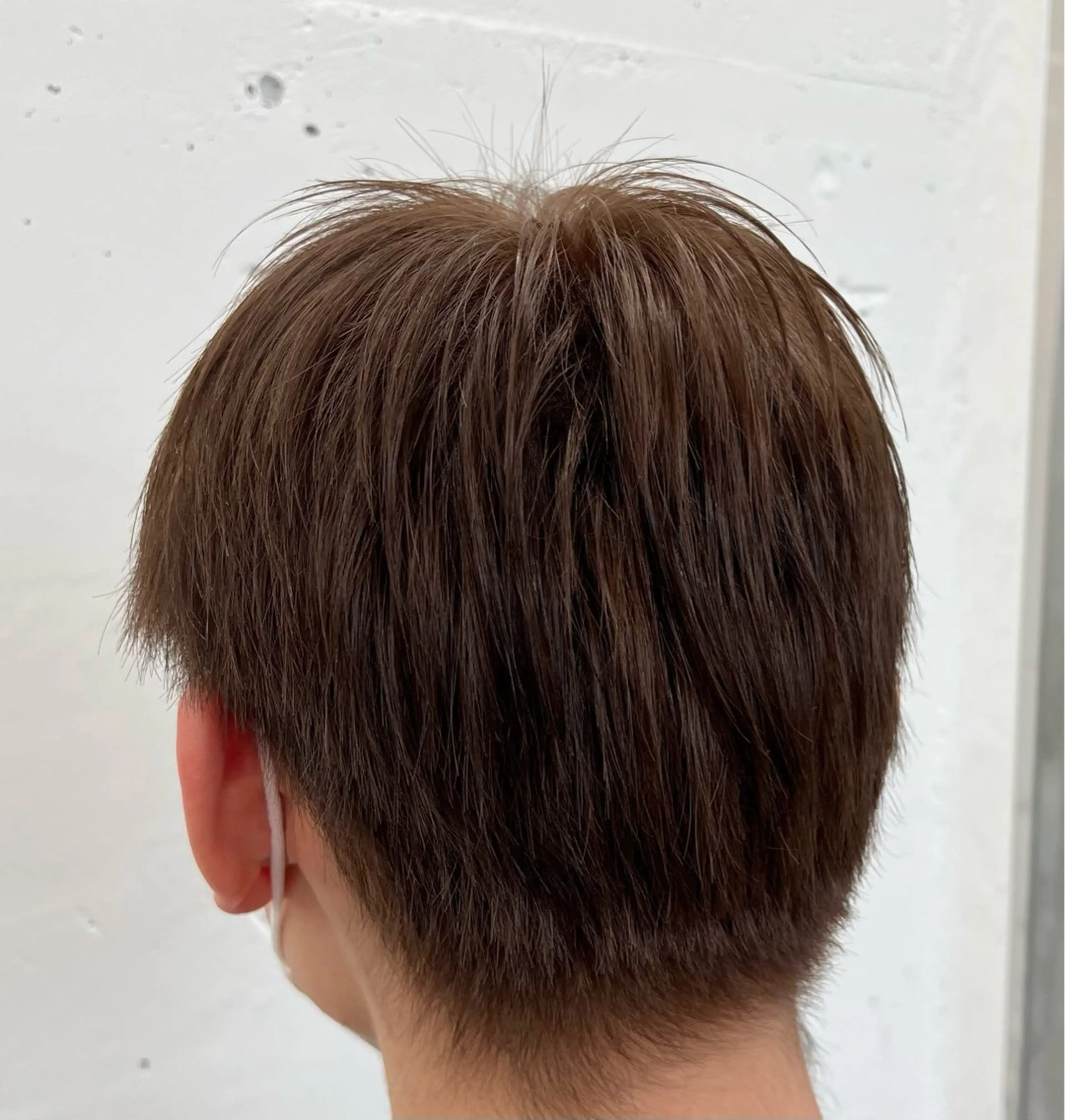 カラー メンズ ブラウンカラー ナチュラルブラウン ヘアカラー トリートメント あすか JILLSTUDIOのヘアスタイル