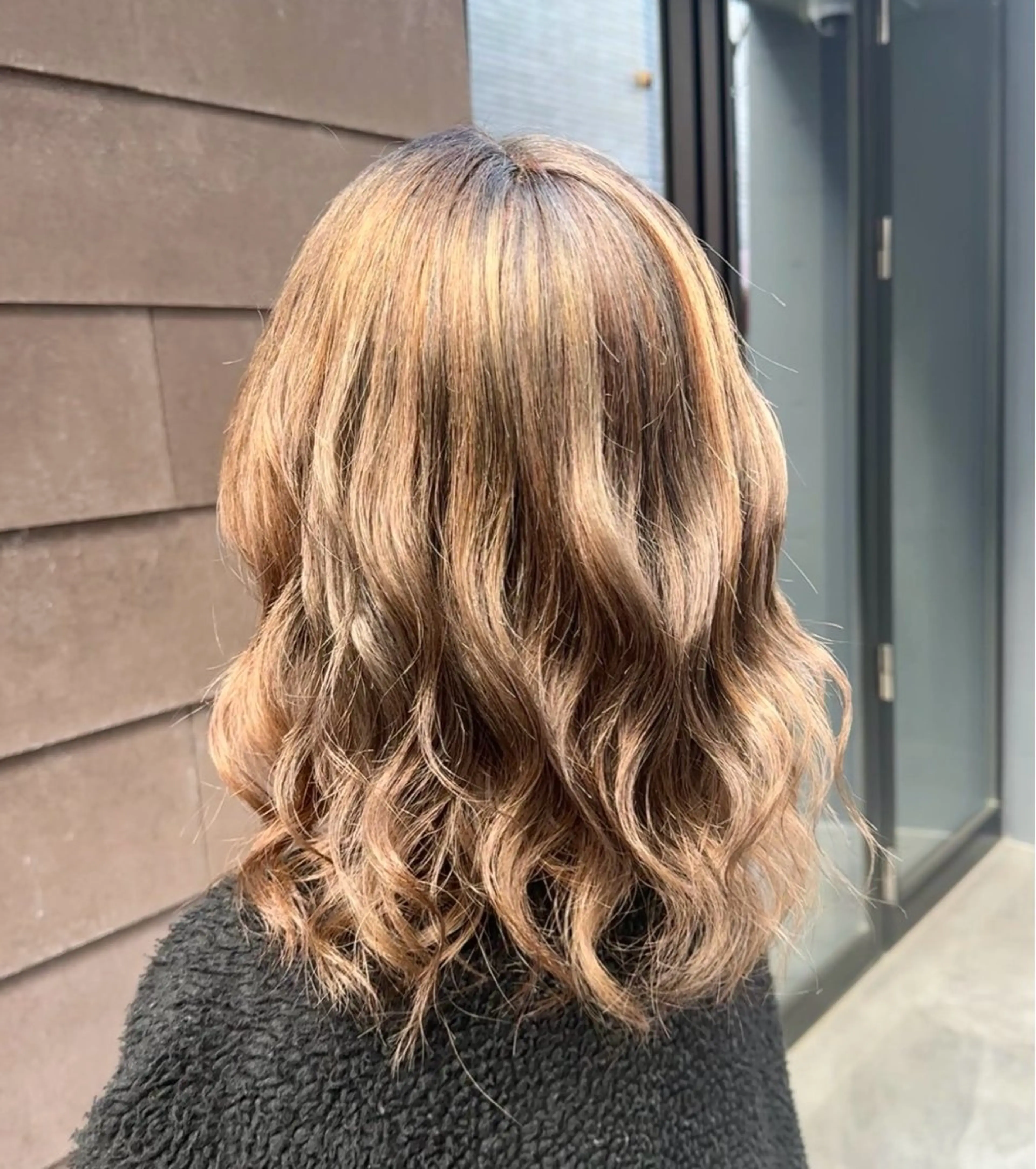 セミロング カラー 透明感カラー ヘアカラー 北島亜弥/髪質改善 /カラーのヘアスタイル