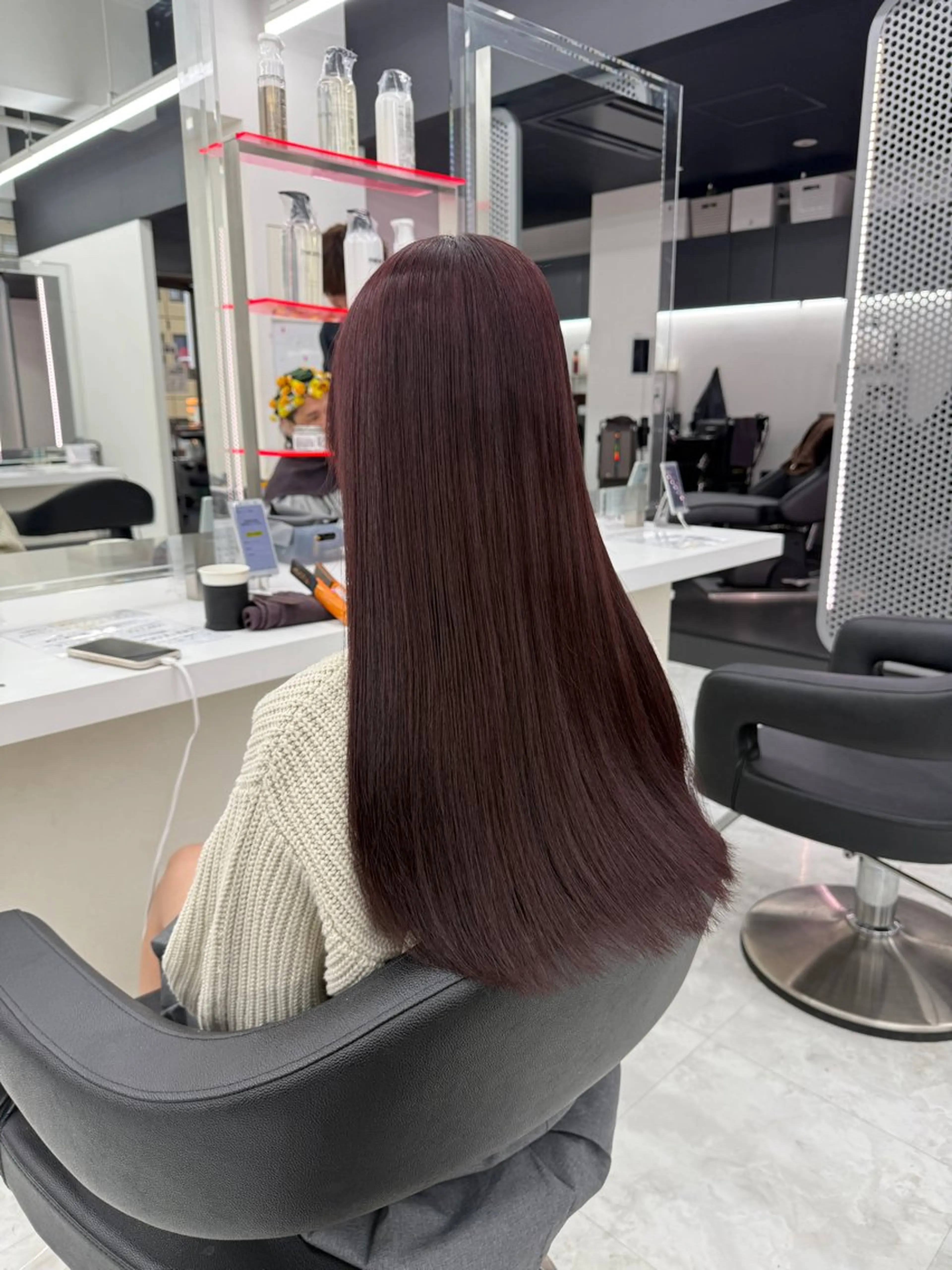 ロング カラー ヘアアレンジ ラベンダーカラー ピンクカラー ピンクラベンダー カット ヘアカラー トリートメント ヘッドスパ ヘアセット 🎀Girly艶髪カ ラー🎀Harukaのヘアスタイル