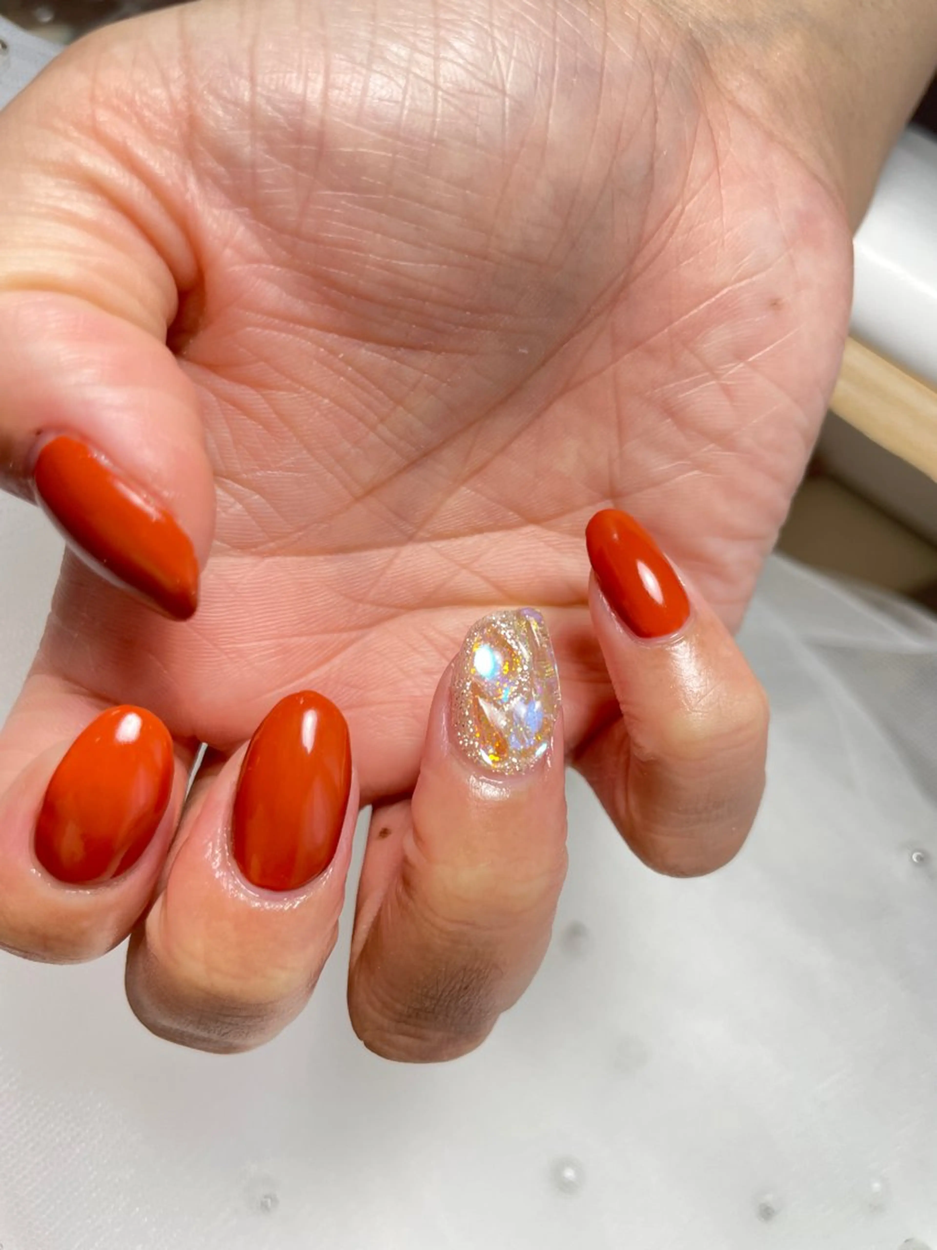 ネイル フレンチネイル マグネットネイル ニュアンスネイル オフィスネイル ワンカラーネイル Mnail _KKのネイルデザイン