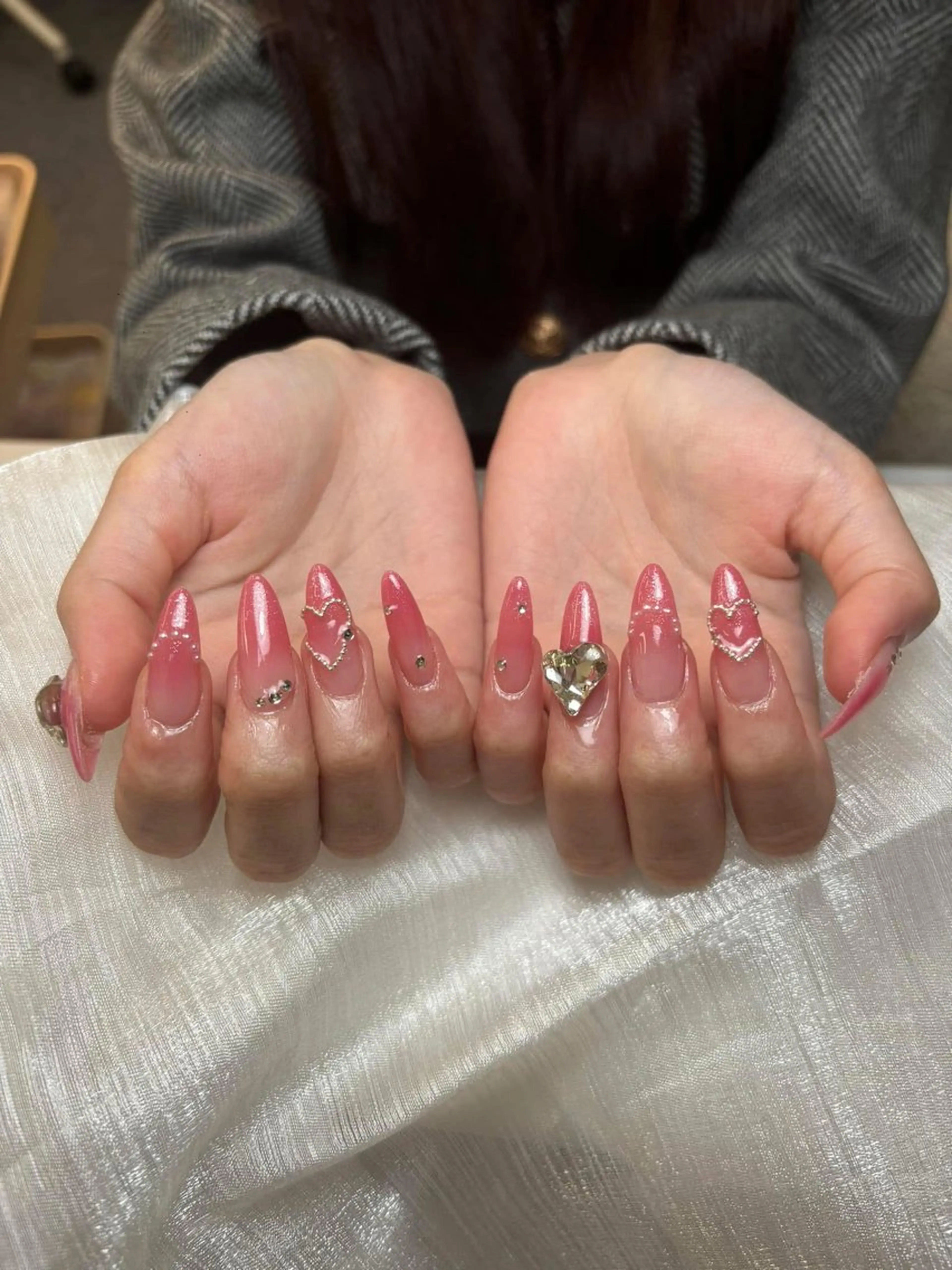 ネイル アートネイル ジェルネイル ニュアンスネイル シンプルネイル ハンドネイル Jenn Nail Shinokuboのネイルデザイン