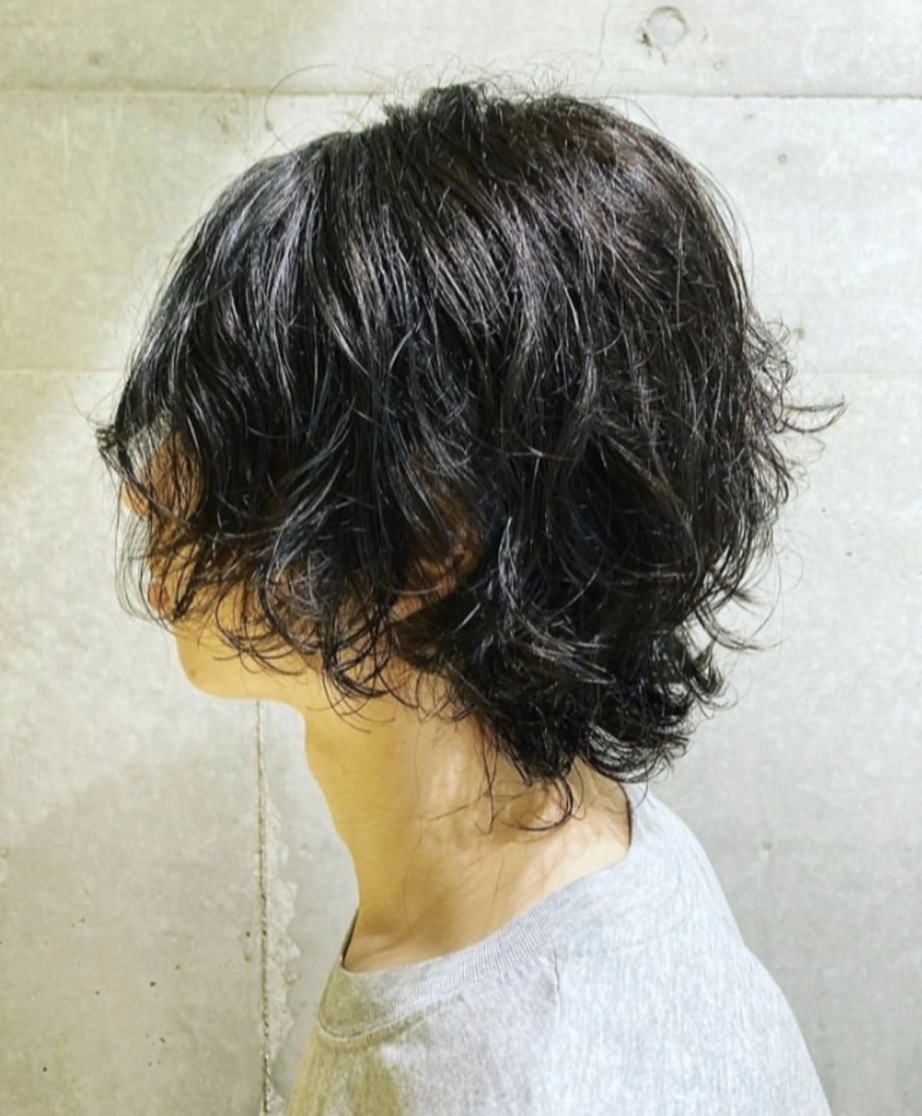 セミロング パーマ MORIGEN fellowship REGU所属・ささい てるゆきのヘアスタイル