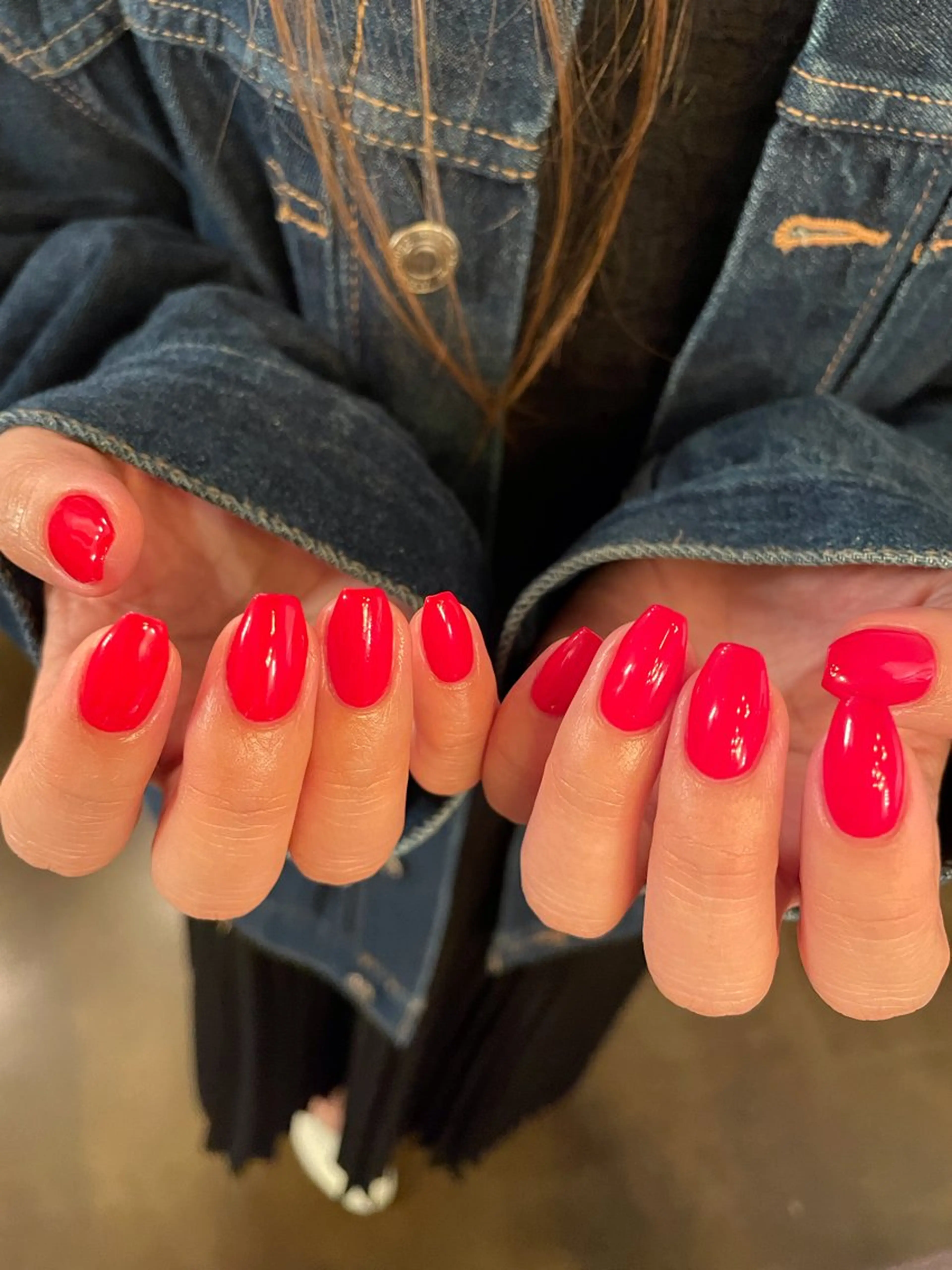 ネイル ワンカラーネイル frele ginzaのマツエク・マツパデザイン