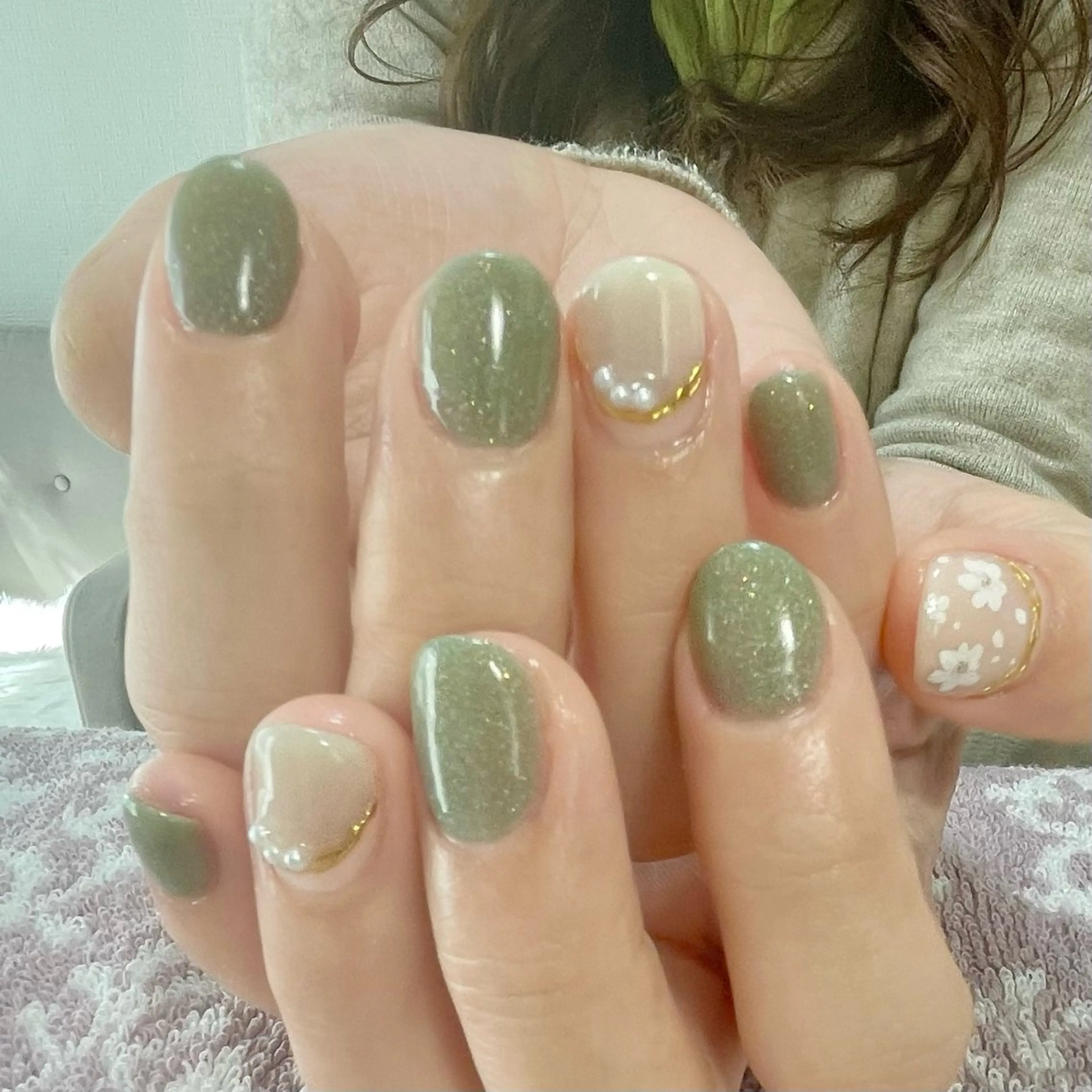 ネイル ワンカラーネイル private salon Noëlのネイルデザイン