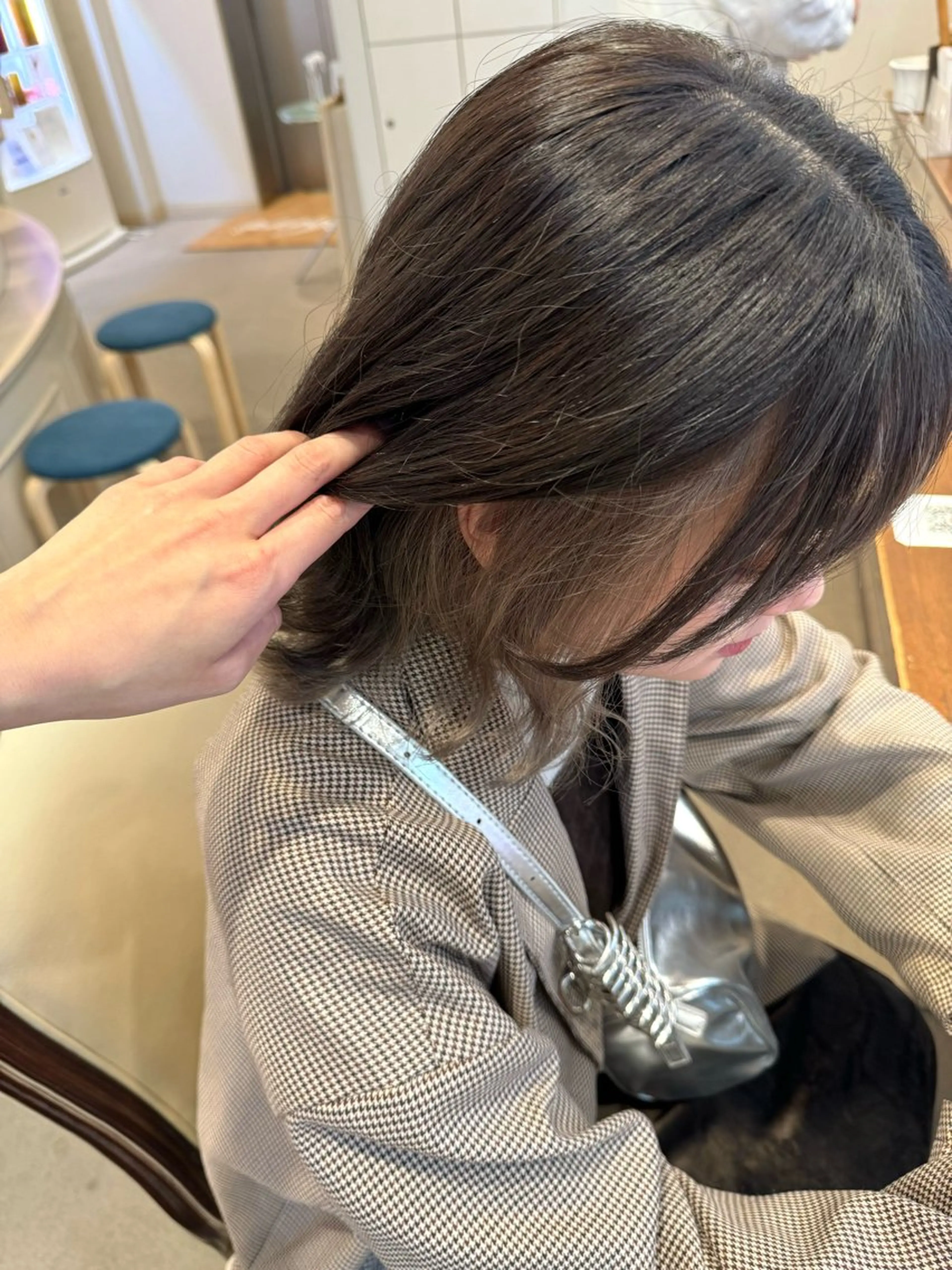 ショート カラー ヘアカラー トリートメント 🍪ﾖｼｲﾊﾙﾈ🍪 ﾗﾍﾞﾝﾀﾞｰｶﾗｰのヘアスタイル