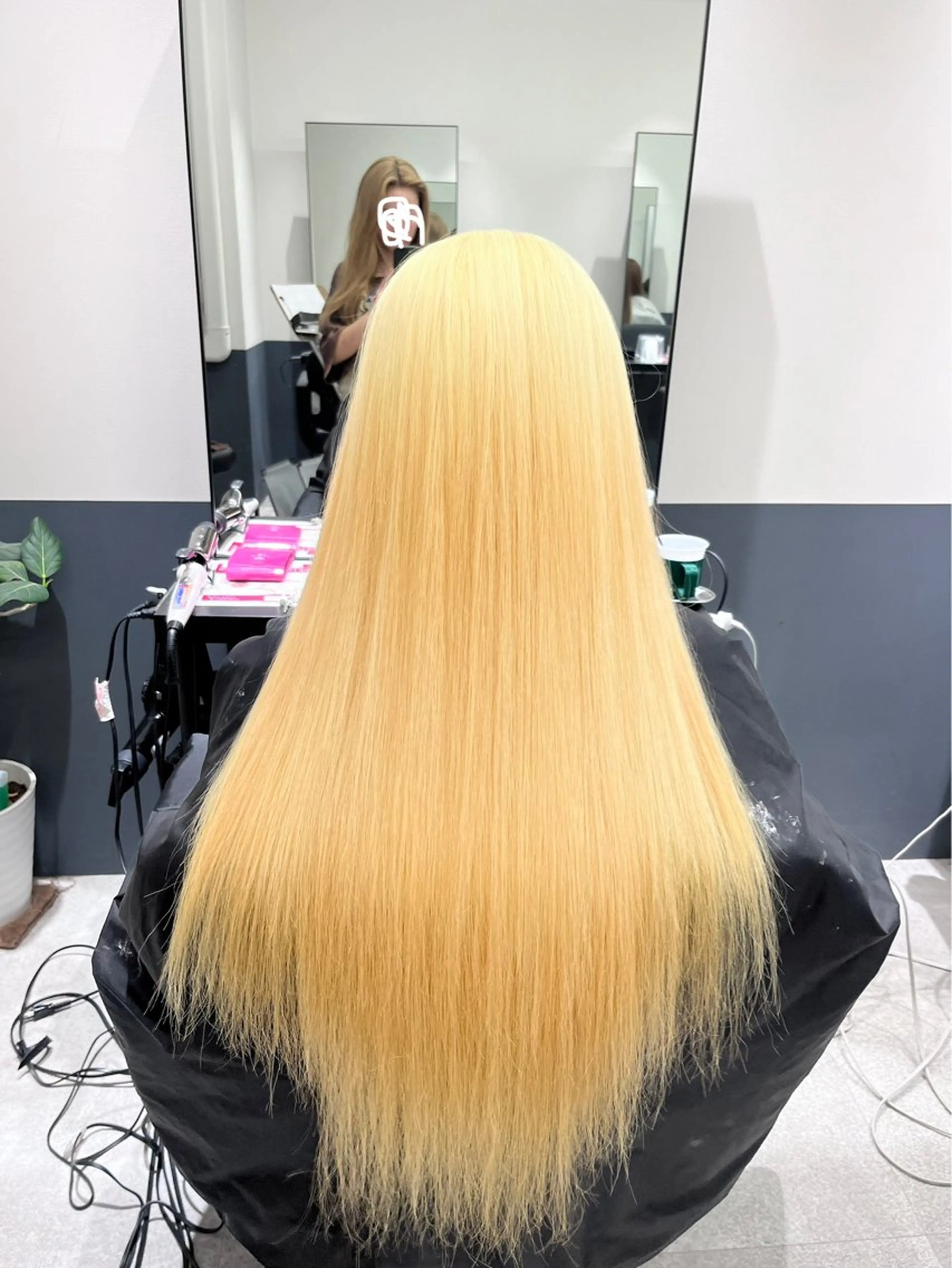 ロング カラー ブリーチ 抜きっぱなしブロンド ブロンド EMMA🤍 CIERA.心斎橋のヘアスタイル