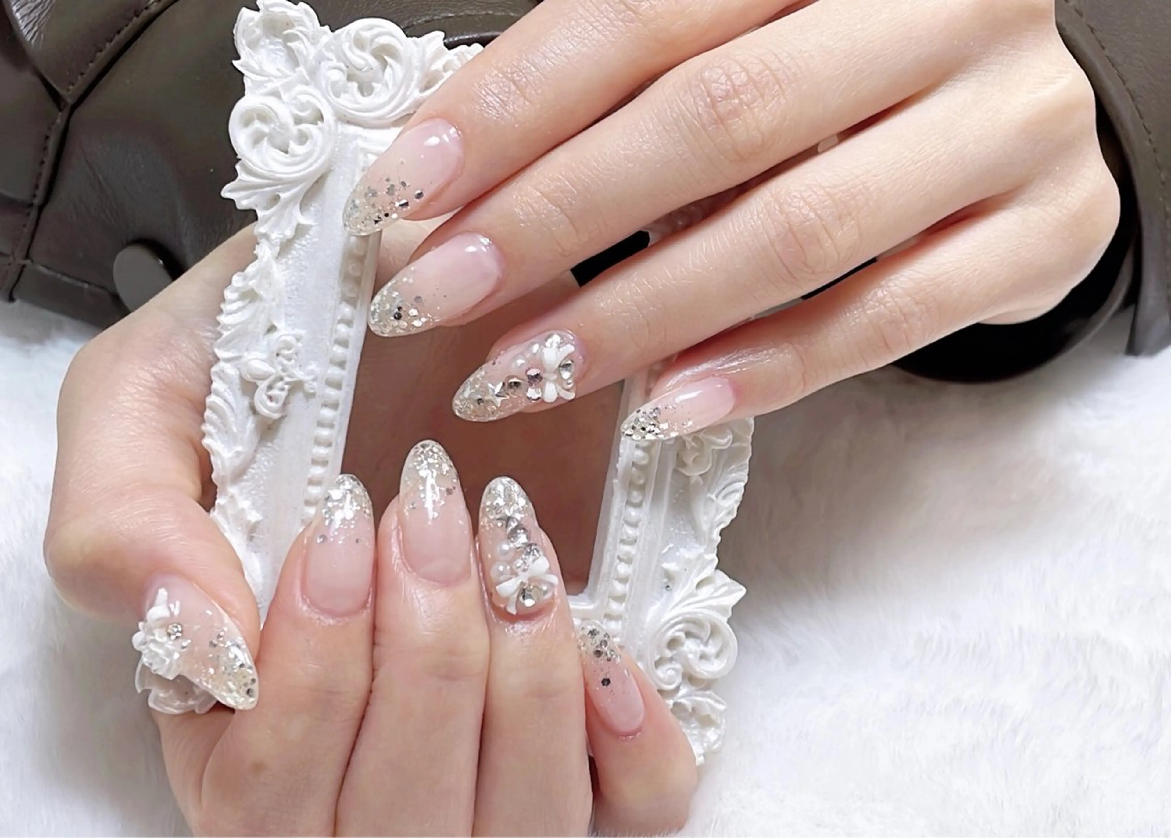 ネイル アニマル柄 アートネイル チークネイル フラッシュネイル フットネイル ハンドネイル B•U Nail 長さだし専門店大宮のネイルデザイン