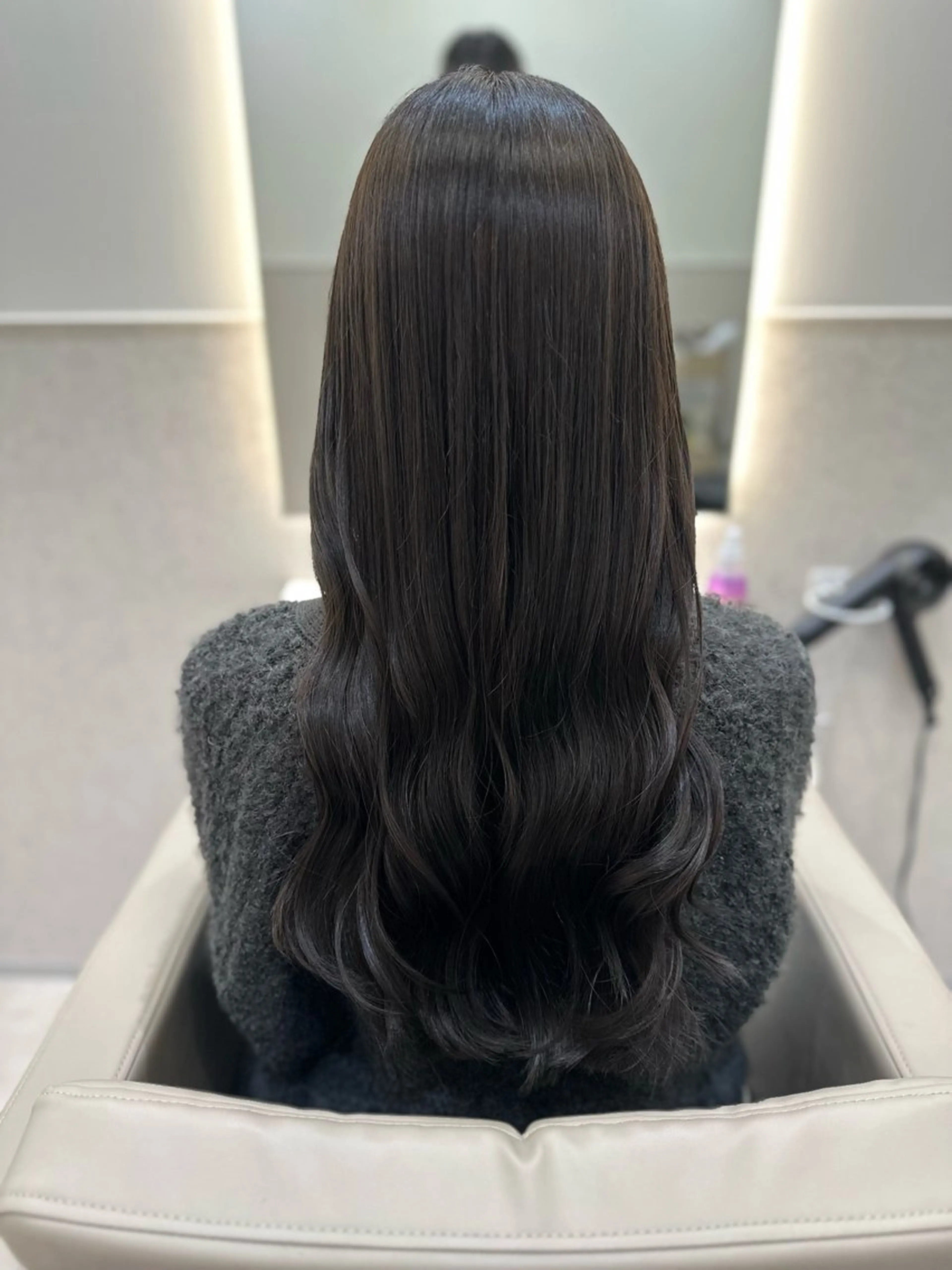 ロング カット ヘアカラー トリートメント 縮毛矯正/髪質改善 レイヤー/山内健太郎のヘアスタイル