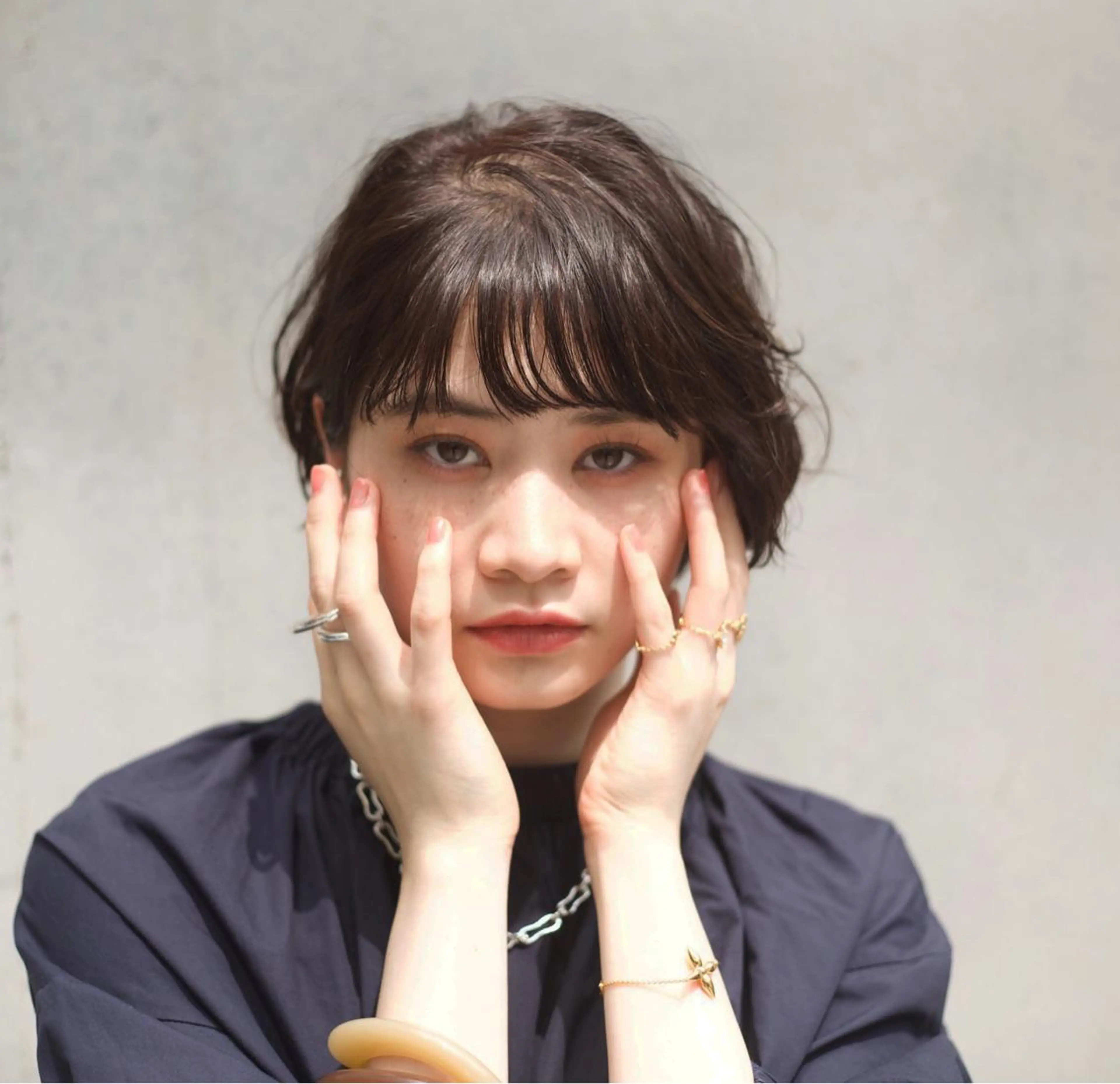 ショート ボブ/ショート/縮毛 /レイヤー/内山翔太のヘアスタイル