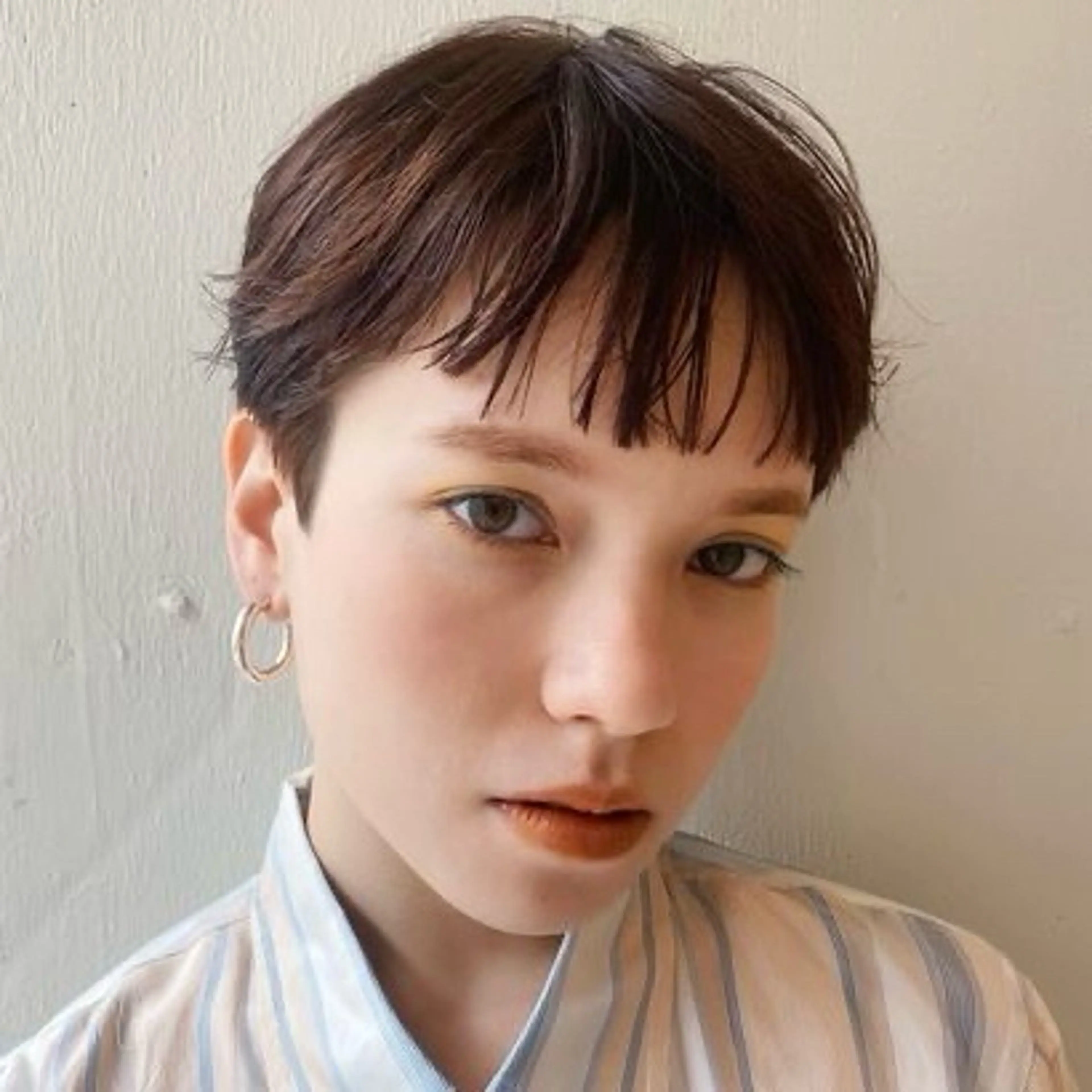 ショート ベリーショート レイヤーカット オン眉 ショートヘア 🌿ボブ パーマ高橋啓太🌿のヘアスタイル