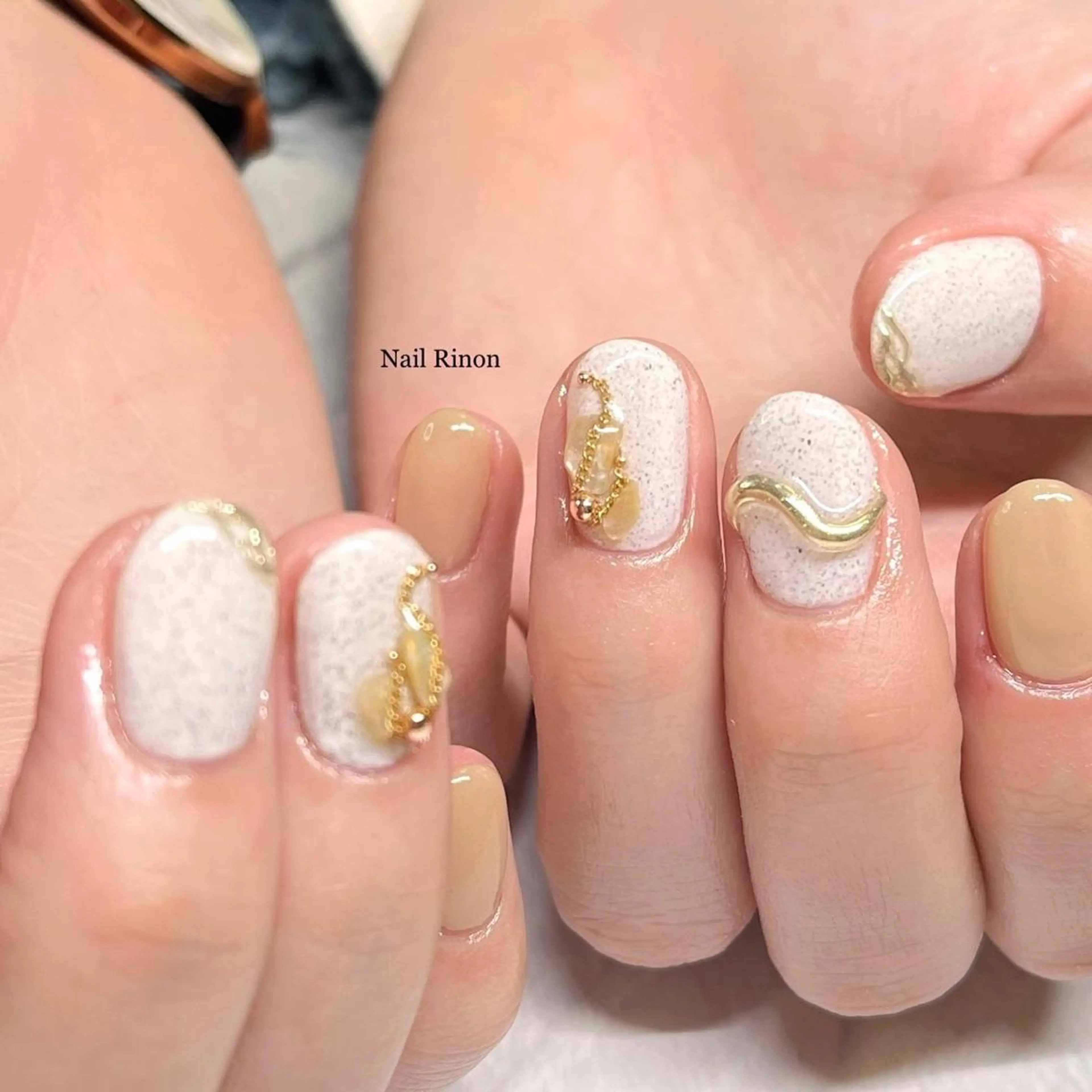 ネイル 成人式 ハンドネイル Nail Rinonのネイルデザイン