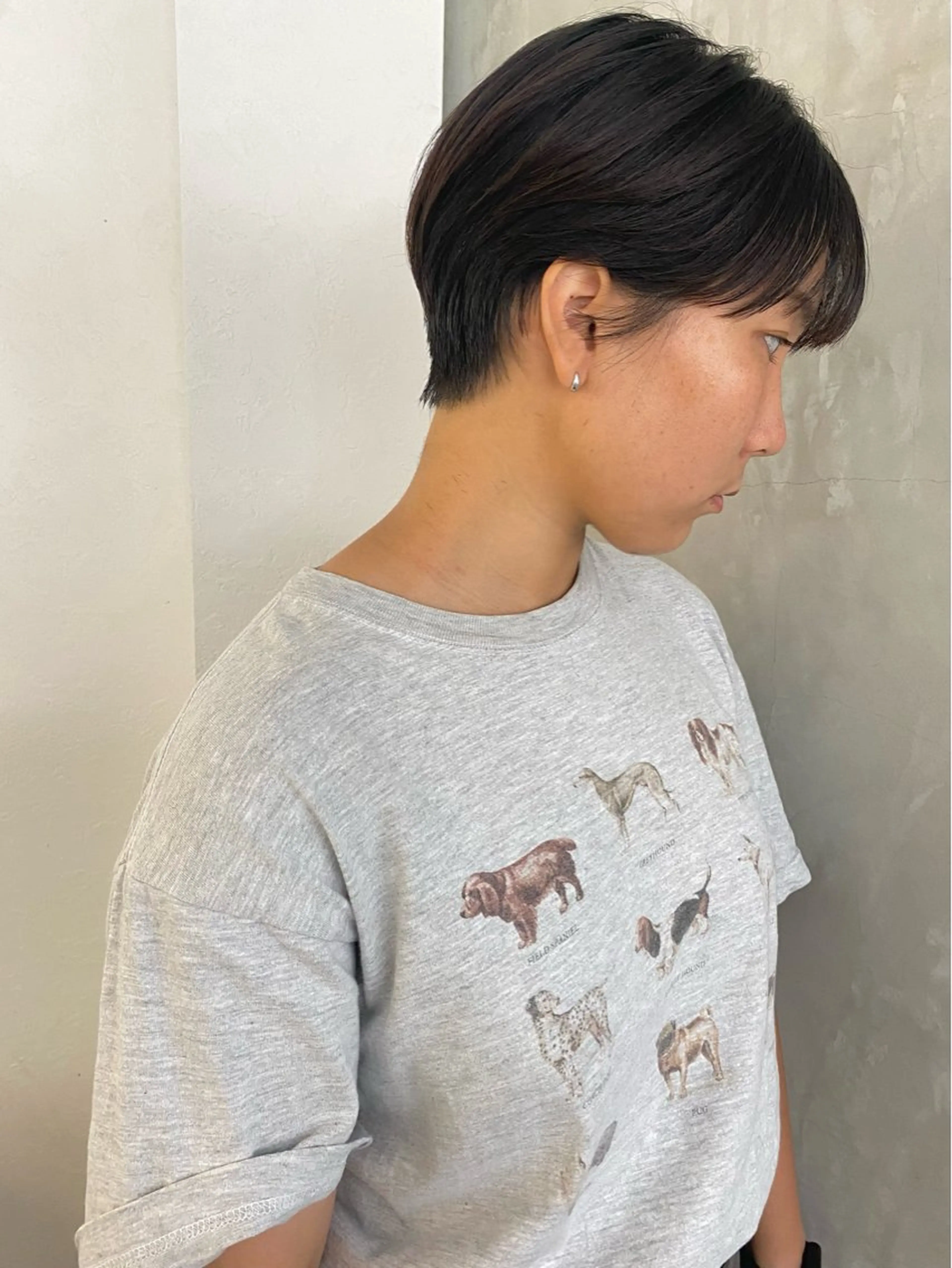 ショート カット 森貴裕/ベージュ/ パーマ/オリーブのヘアスタイル