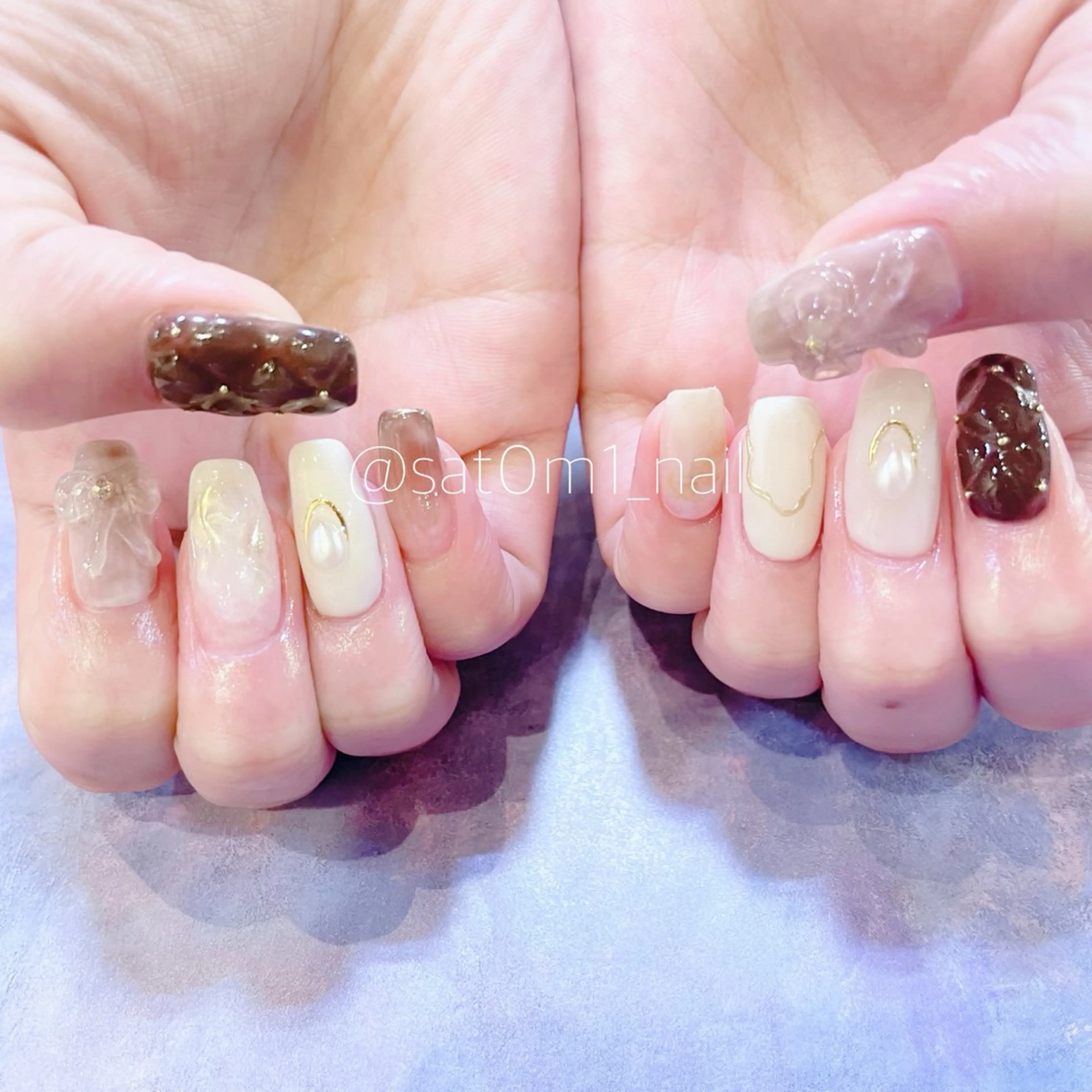 ネイル ハンドネイル 自由が丘✳︎奥沢 nail söpöのネイルデザイン