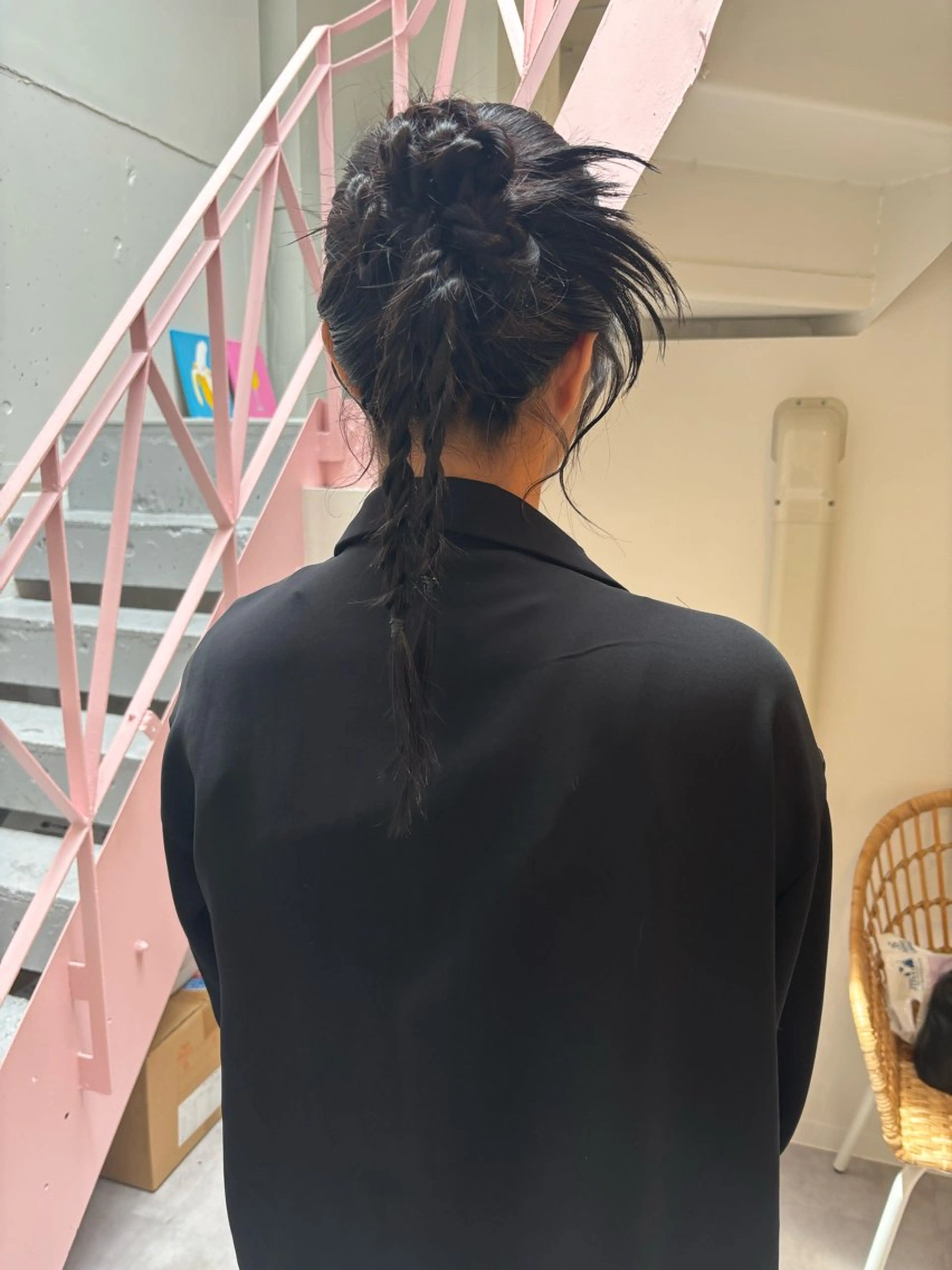 セミロング ヘアアレンジ ヘアセット 倉田 光希のヘアスタイル