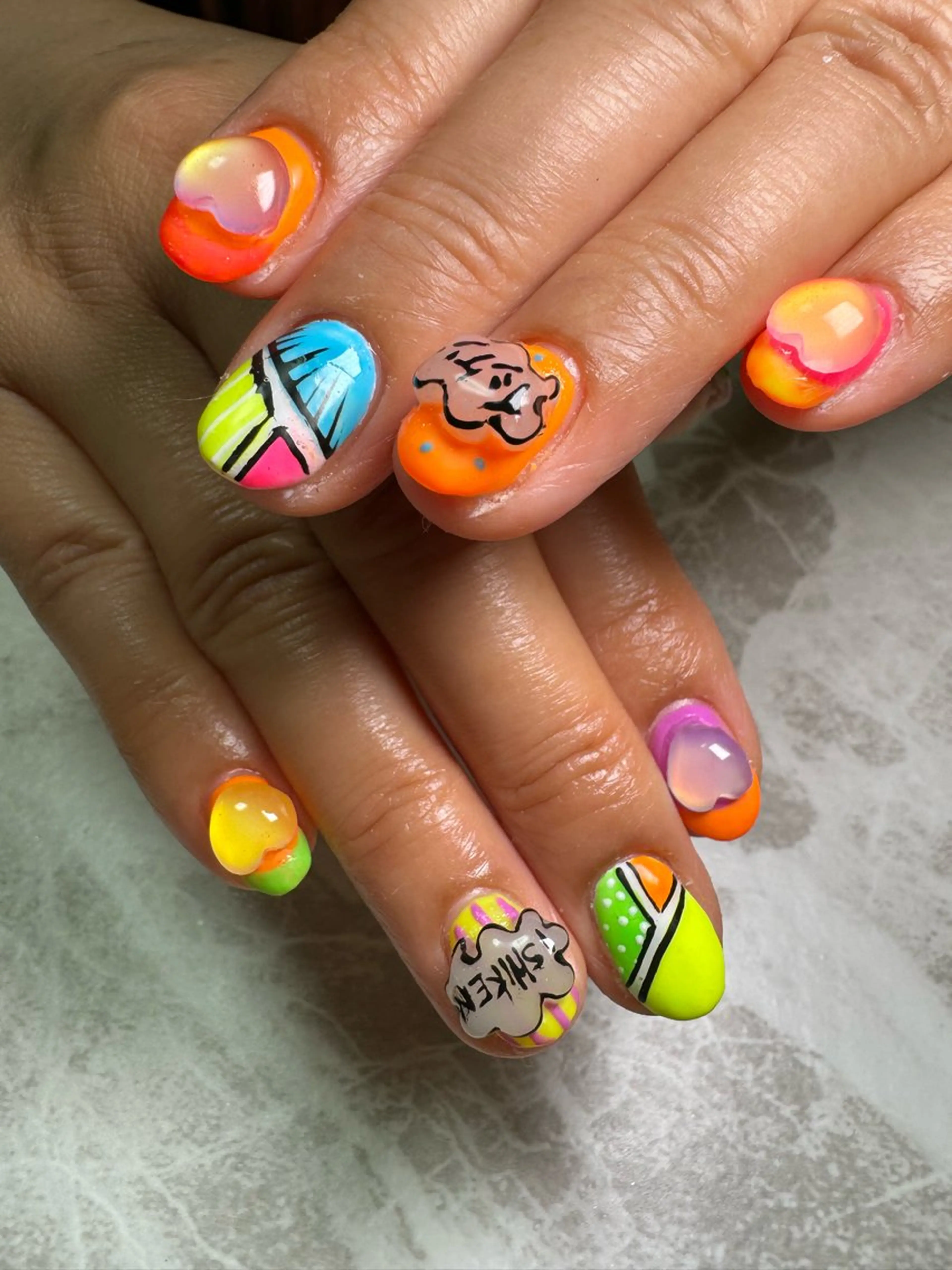 ネイル ハンドネイル YOUTH nails waxing所属・YOUTH natsumiのネイルデザイン