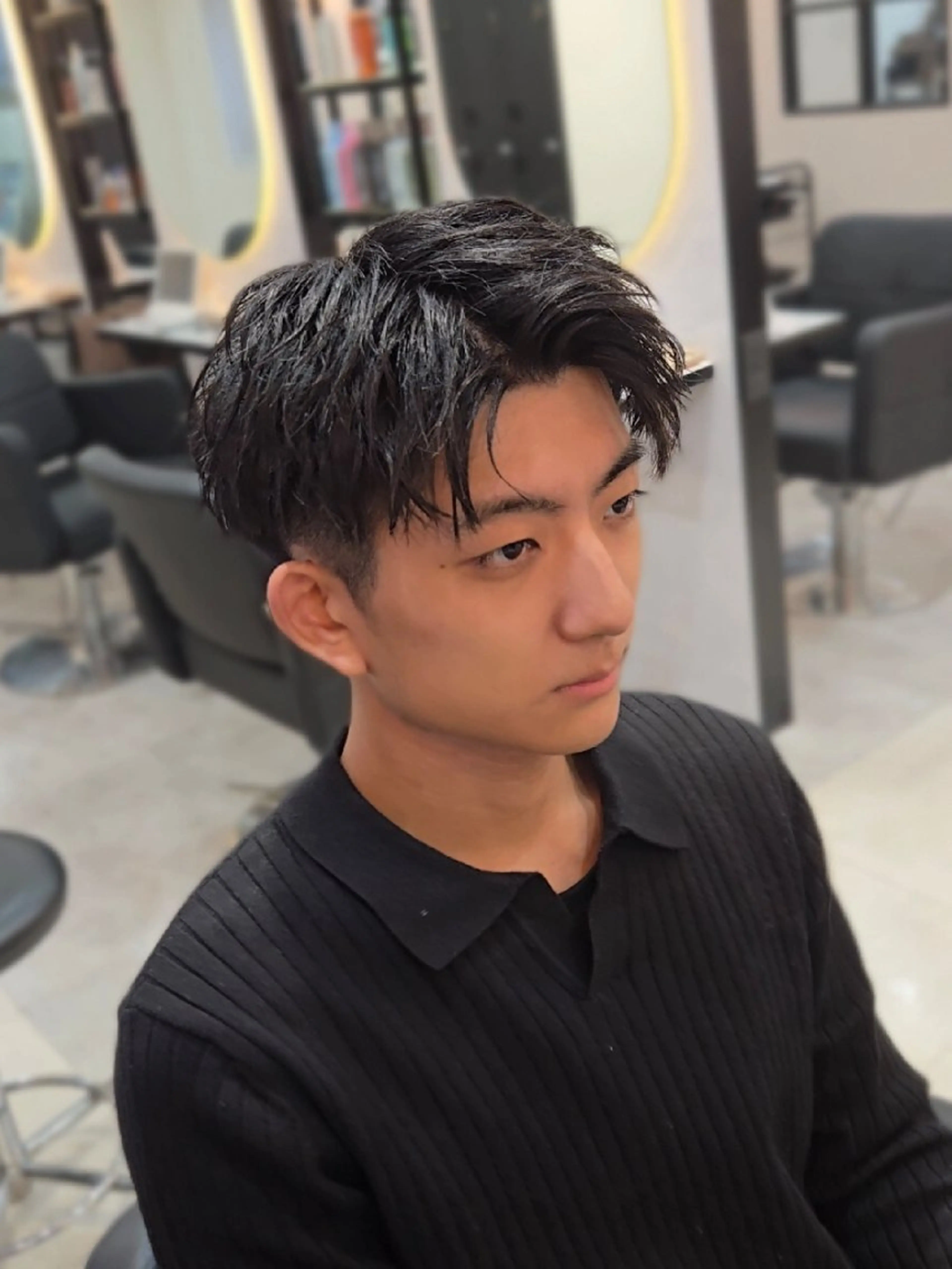 メンズ ショート ショートヘア カット ヘアセット Lapis 名古屋駅前店所属・LEN名古屋/パーマ メンズ特化美容師のヘアスタイル