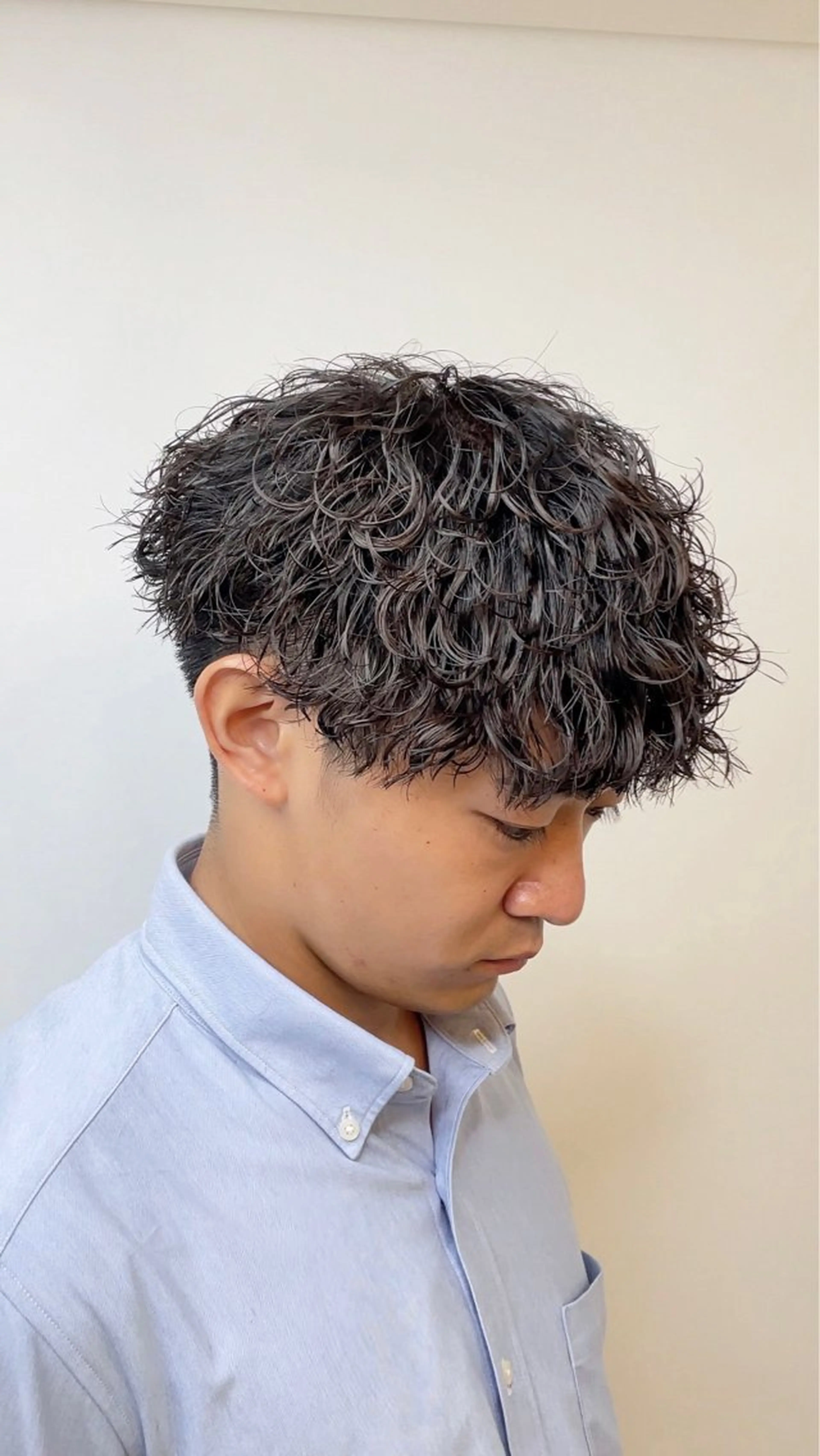 パーマ メンズ メンズパーマ 波巻きパーマ カット パーマ メンズパーマ/新宿/ サイカショウイチのヘアスタイル