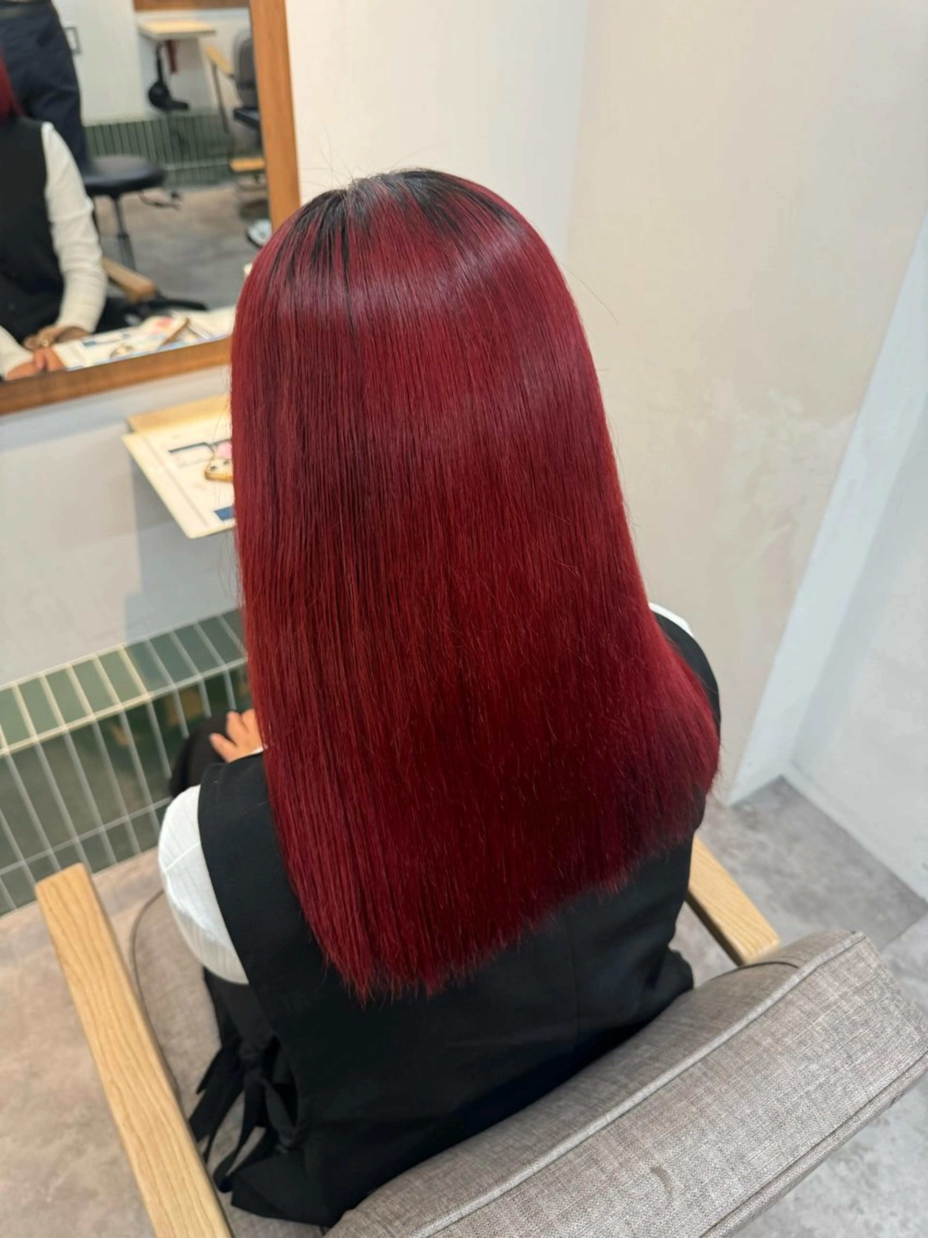 カラー ヘアカラー トリートメント 松田 じゅりなのヘアスタイル